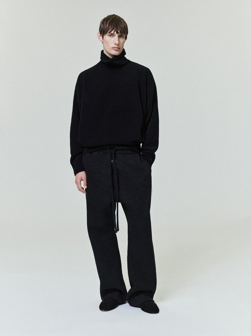 Fear of God Wool Split High Neck Sweater outlook