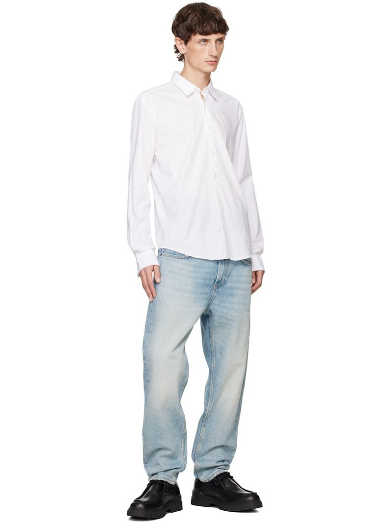 HUGO White Slim-Fit Shirt outlook
