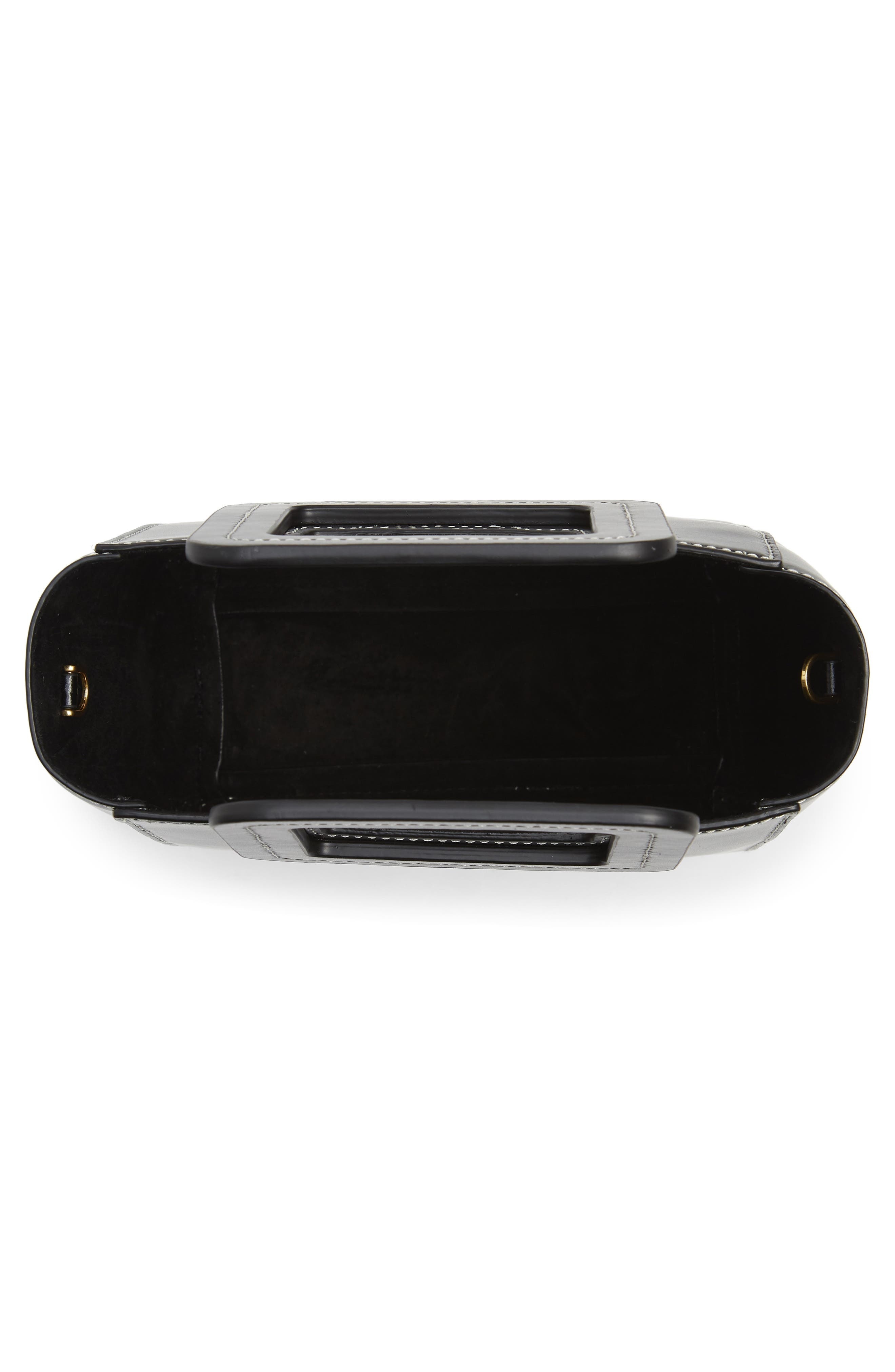 STAUD Mini Shirley Leather Satchel in Black at Nordstrom - 5