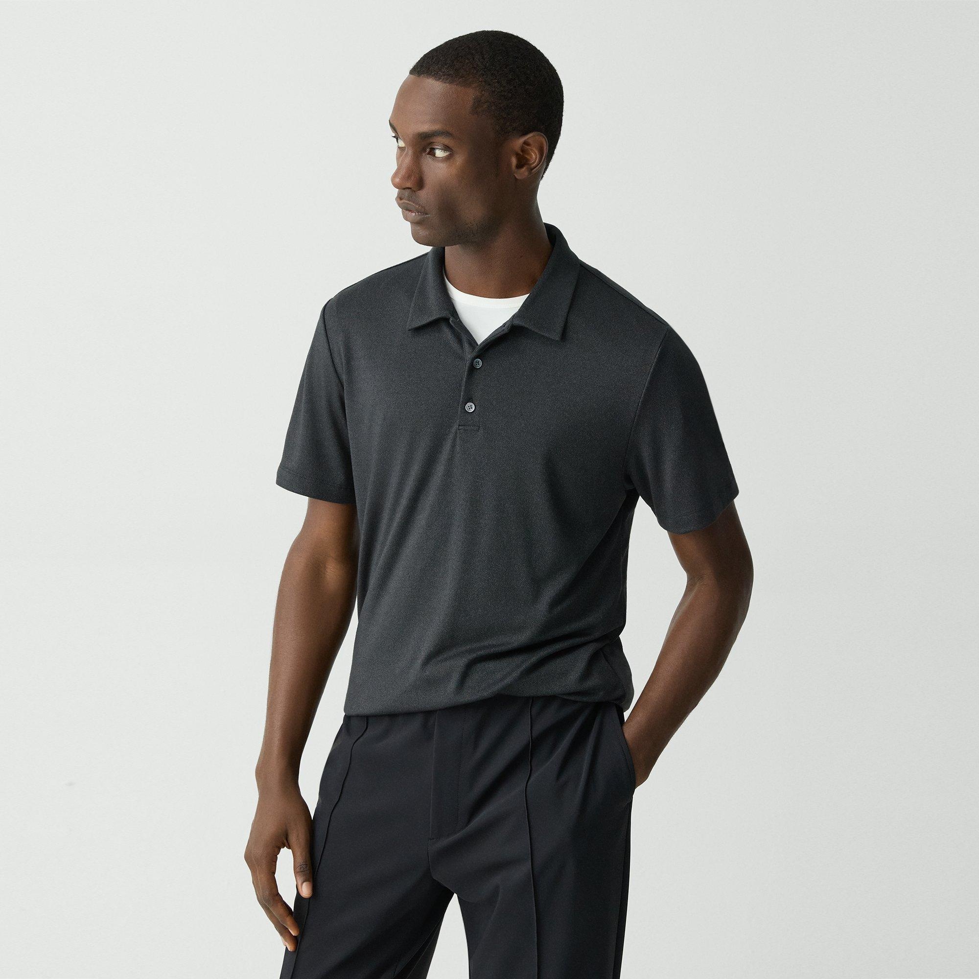 Bron Polo Shirt in Anemone Modal Jersey - 3