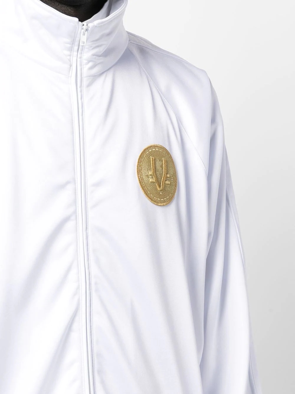 logo-patch sport jacket - 5
