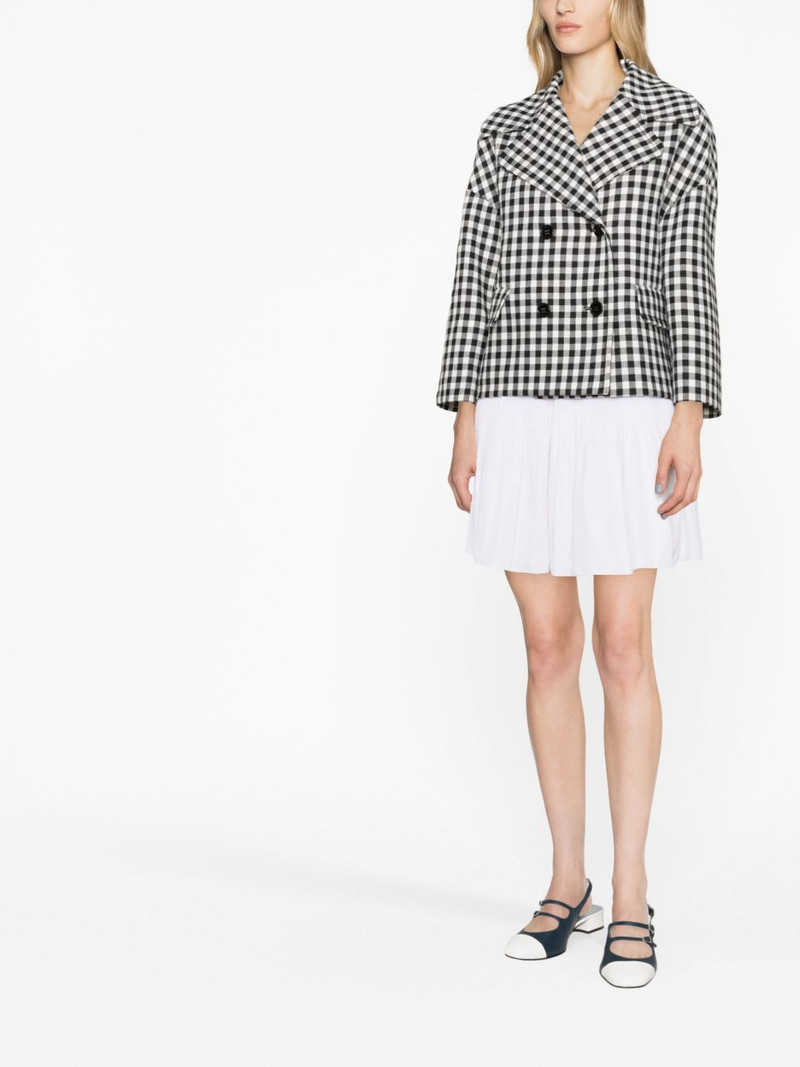 REDValentino pleated taffeta skirt outlook