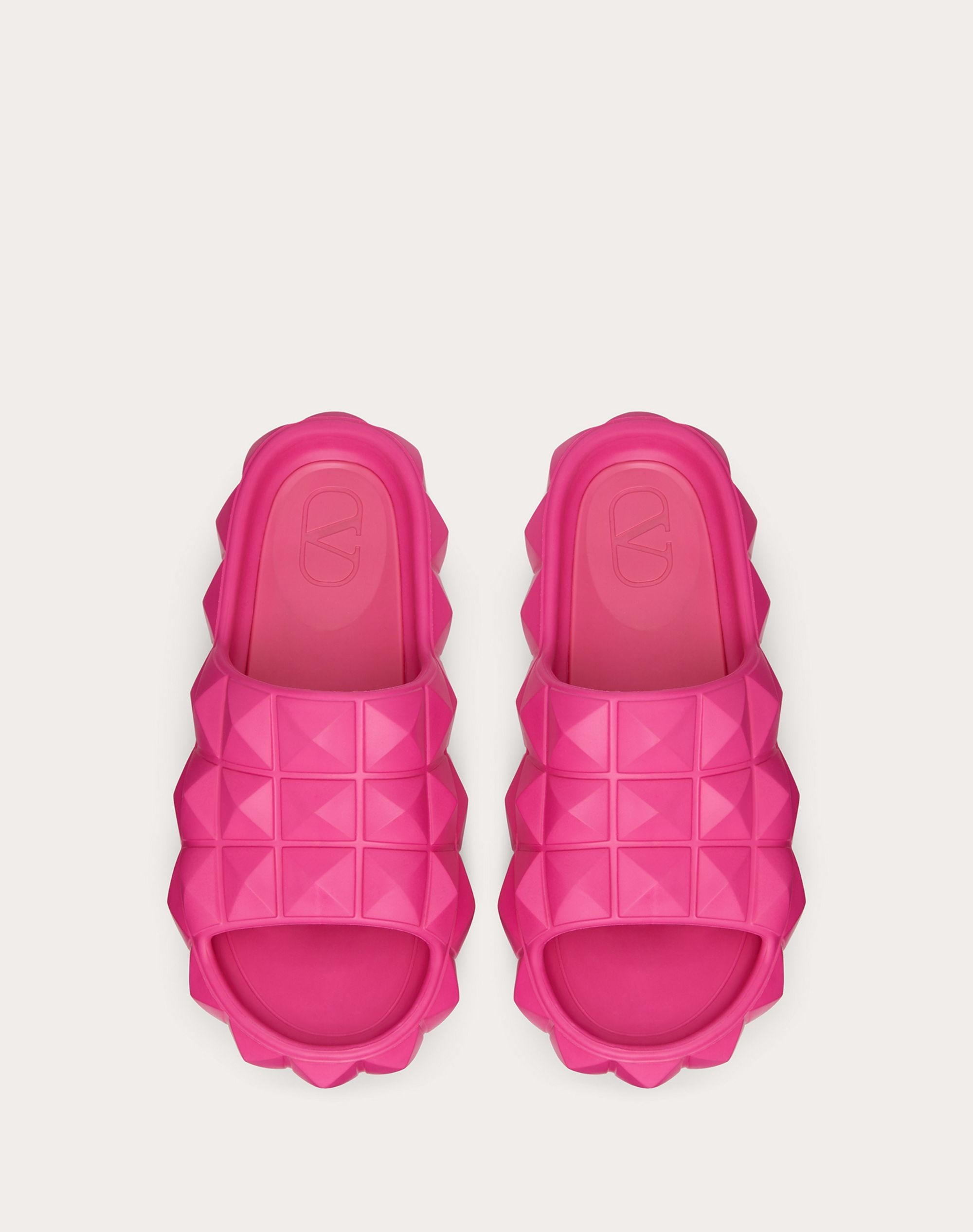 VALENTINO の靴♪ ★ ROMAN STUD TURTLE SANDAL ★ Roman Stud Turtle Slide Sandal In Rubber by Valentino