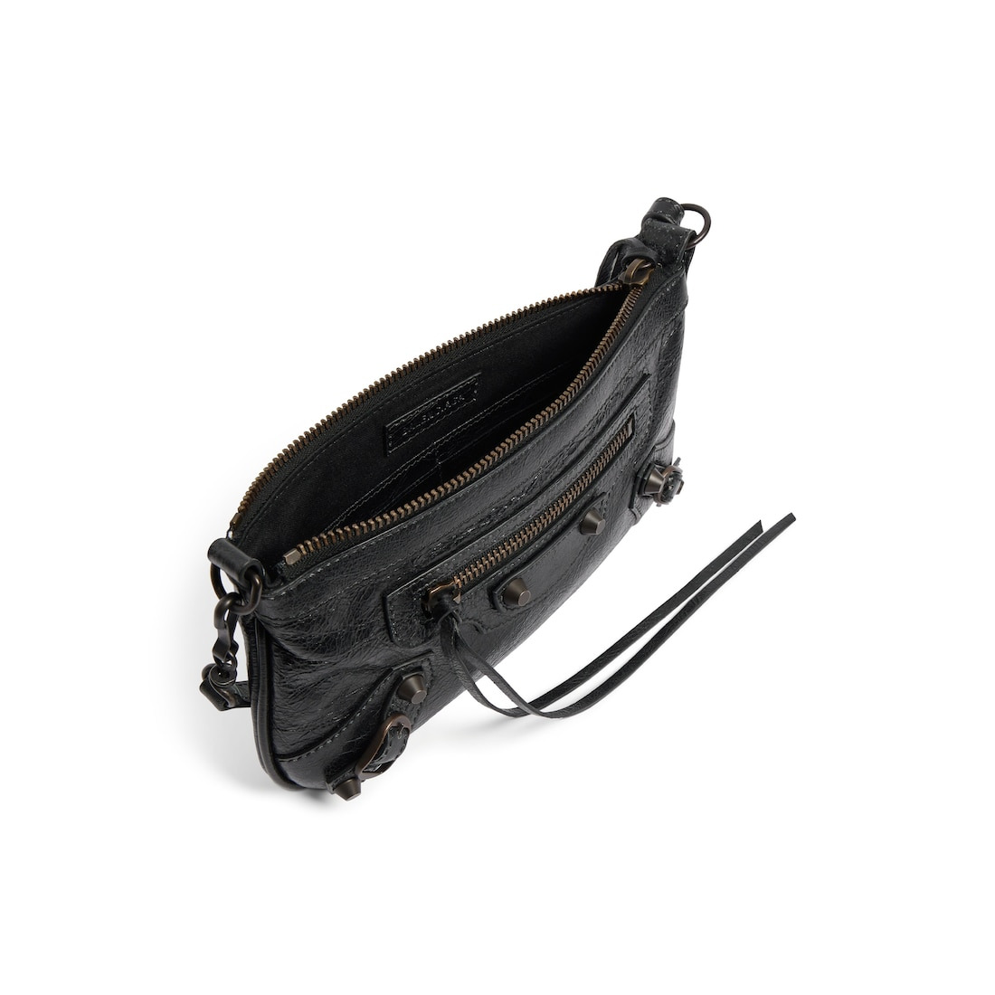 Women's Le City Pouch On Strap in Black - 5