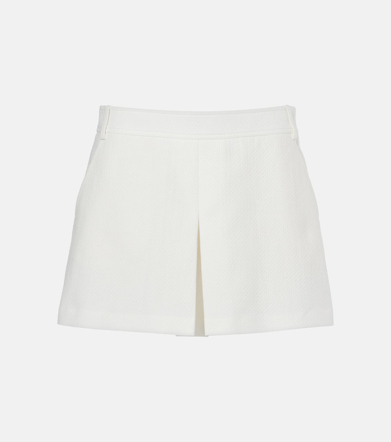 코튼과 실크 블렌드 piqué skort - 1