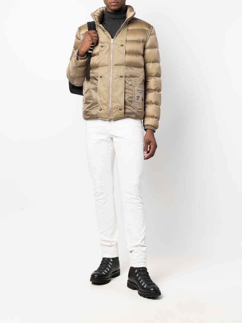 Ten C patch-detail puffer jacket outlook