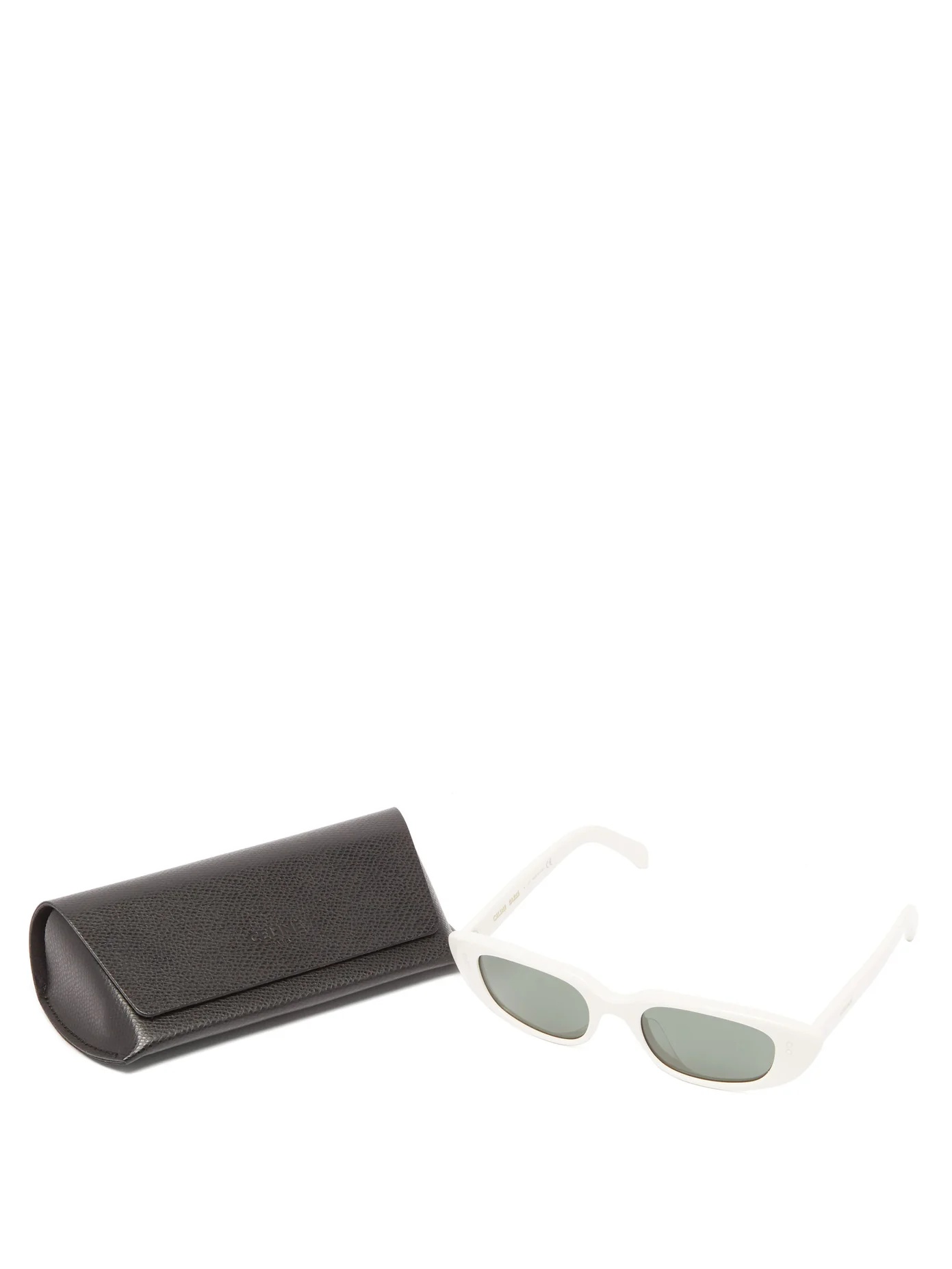 Oval acetate sunglasses - 4