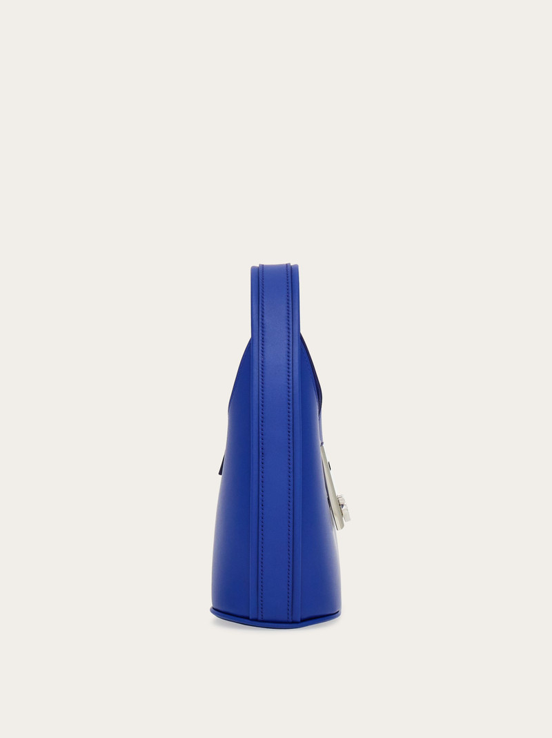 Mini Hobo bag with Gancini buckle 4
