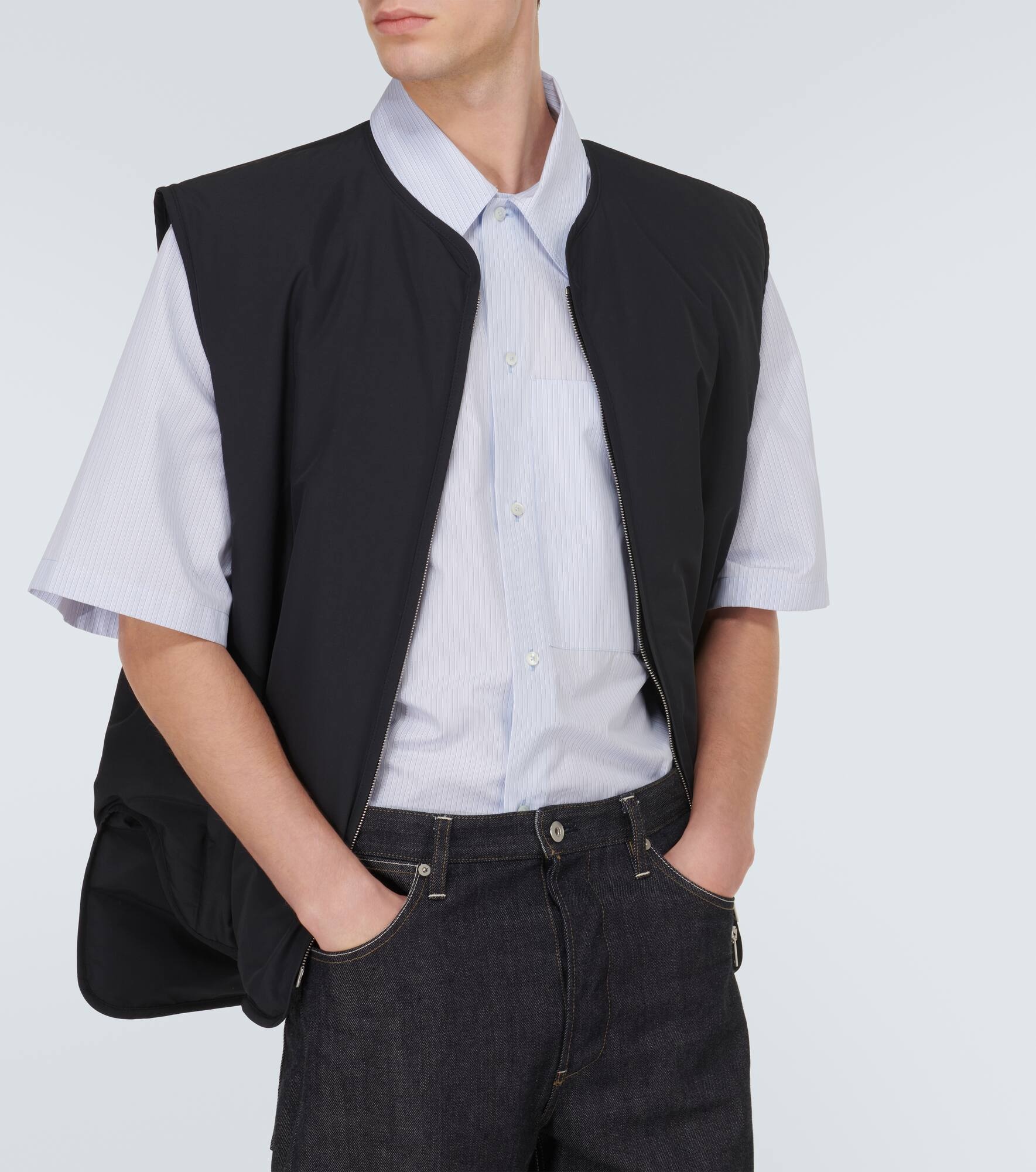 Friday pinstripe cotton shirt - 5