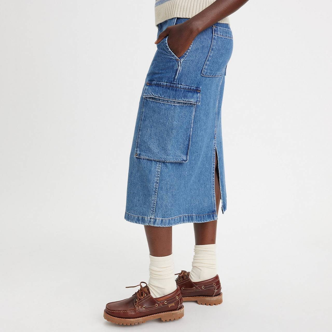 CARGO MIDI SKIRT - 4