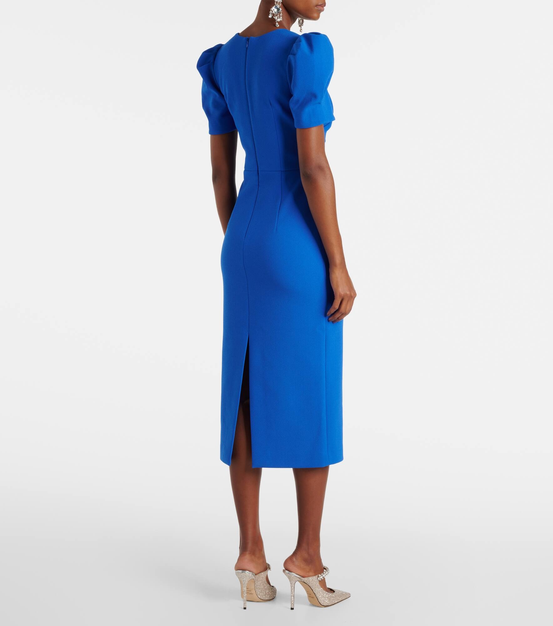 ◆関税込◆【REBECCA VALLANCEC】Antonella cutout midi dress REBECCA VALLANCE Antonella cutout crêpe midi dress | REVERSIBLE