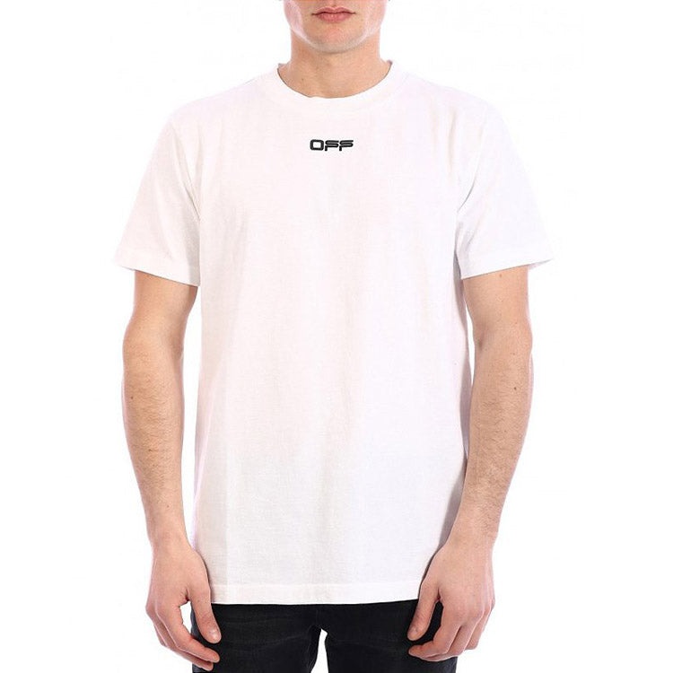 Off-White SS21 Logo Alphabet Printing Round Neck Short Sleeve Ordinary Version White OMAA027S2018500 - 3