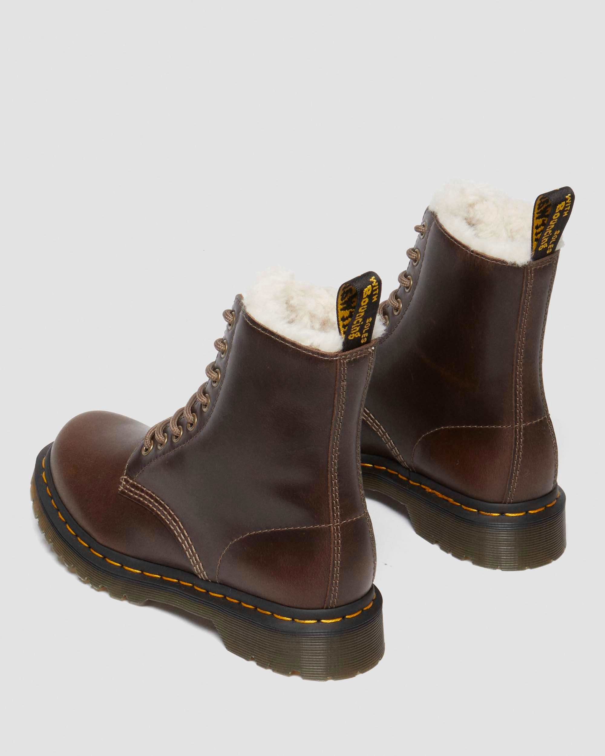 1460 Women's Faux Fur Lined Lace Up Boots - 9
