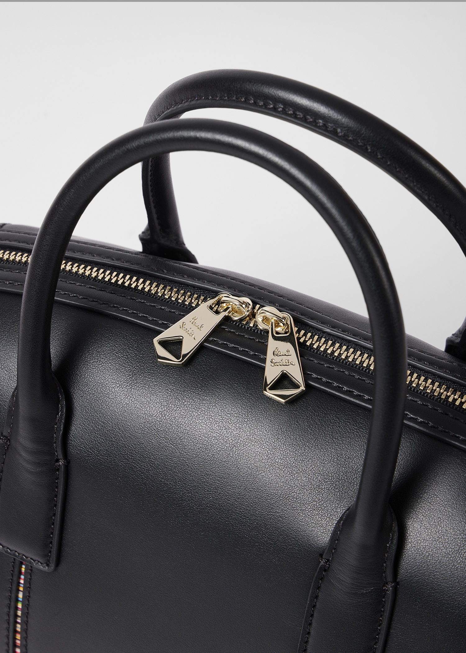 Women's Small Leather Black 'Boston' Bag - 4