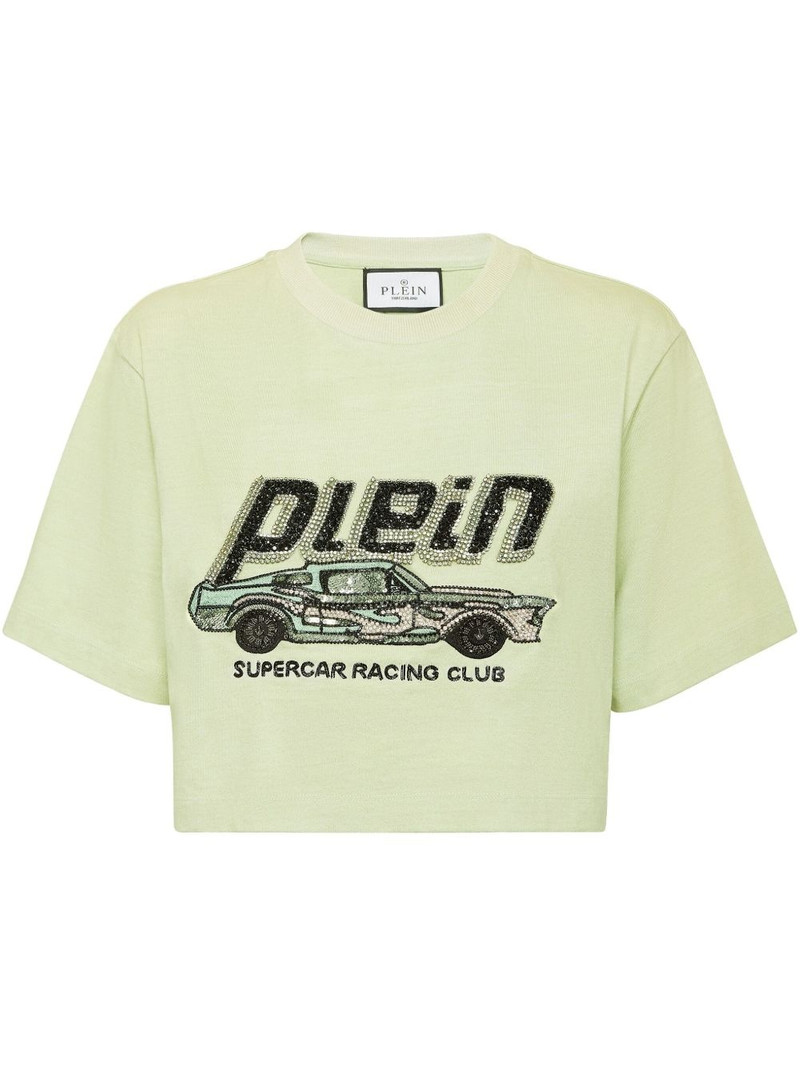 Car cropped t-shirt 1