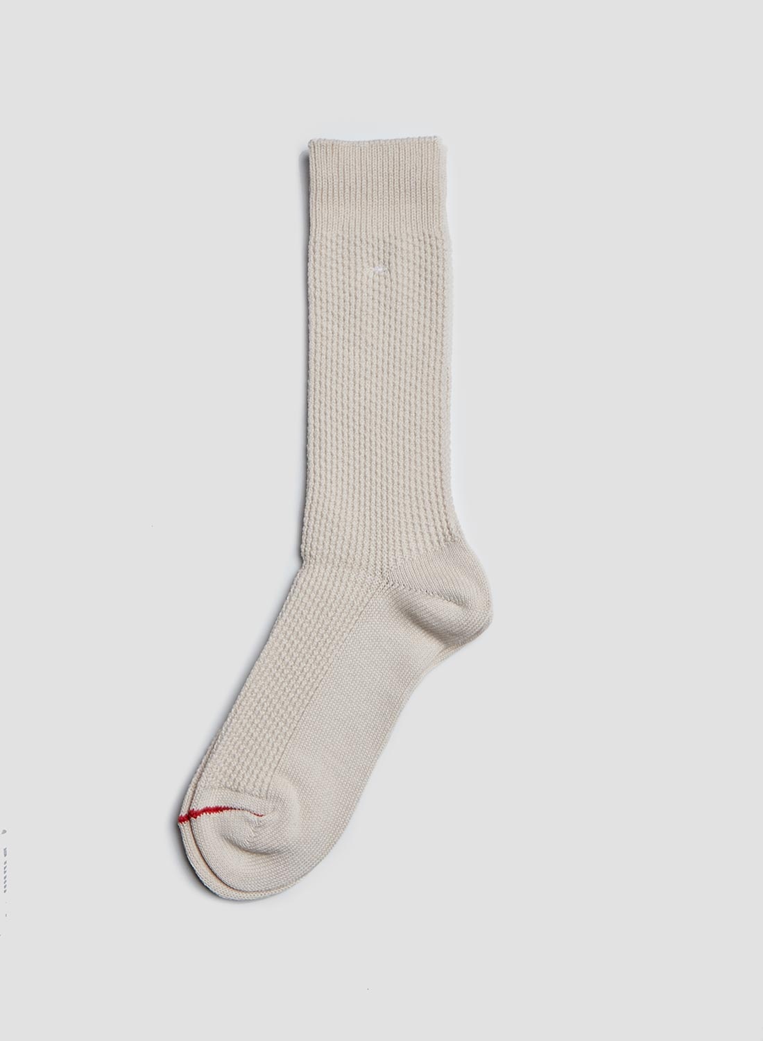 Anonymous Ism Pique Crew Sock in Oatmeal - 2