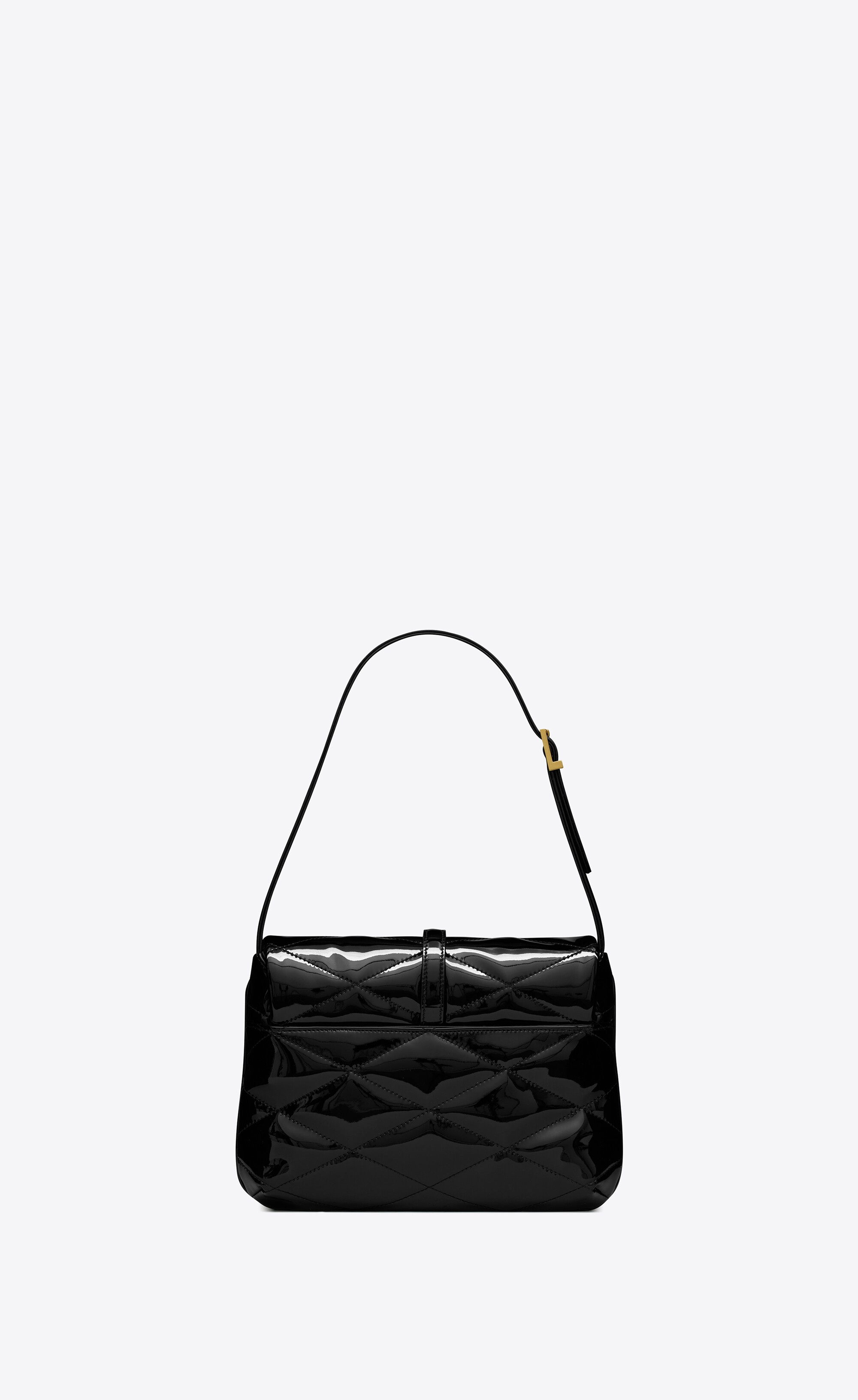 le 57 hobo bag in quilted patent - 3