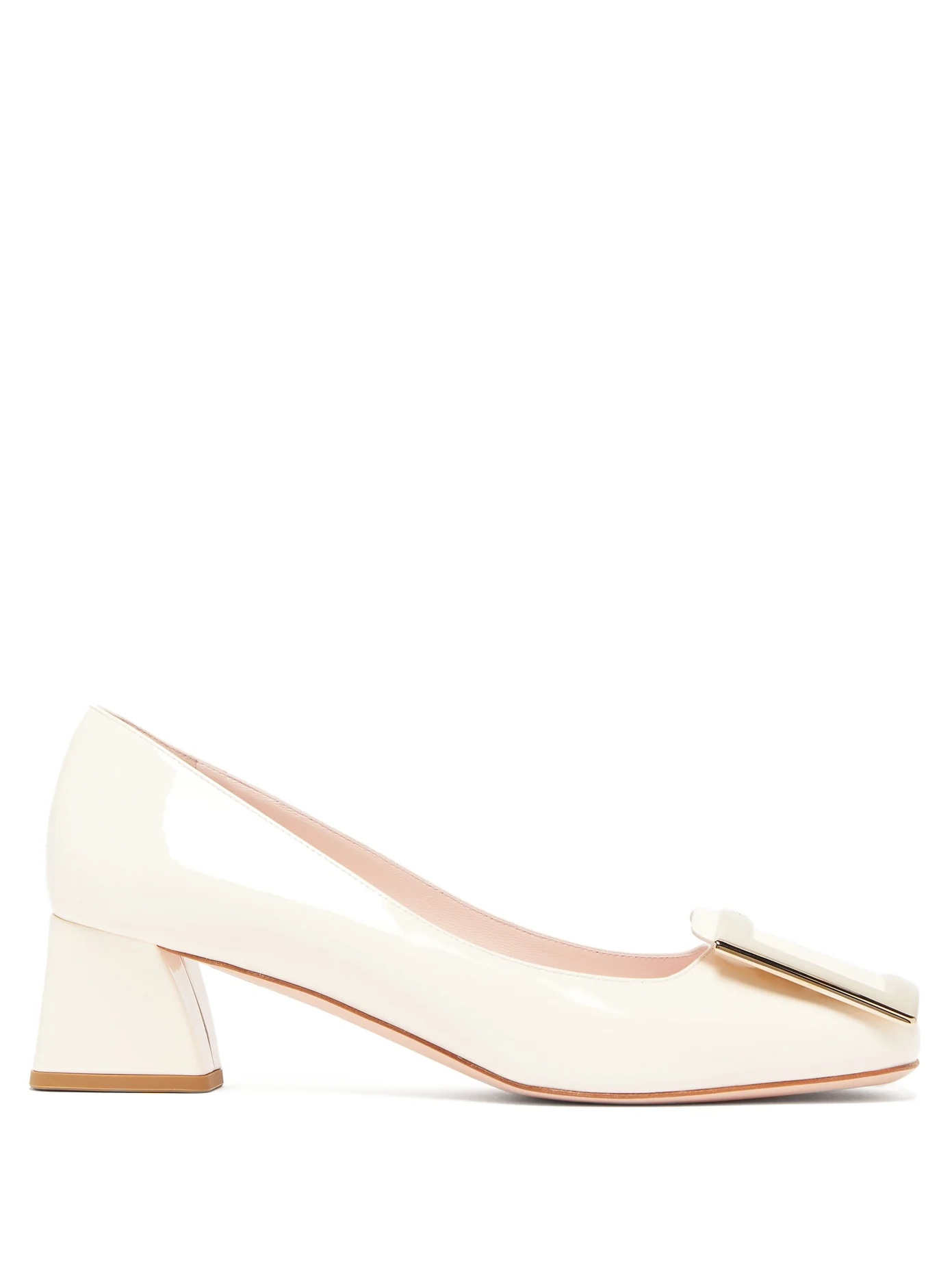 Très Vivier buckle patent-leather pumps - 1