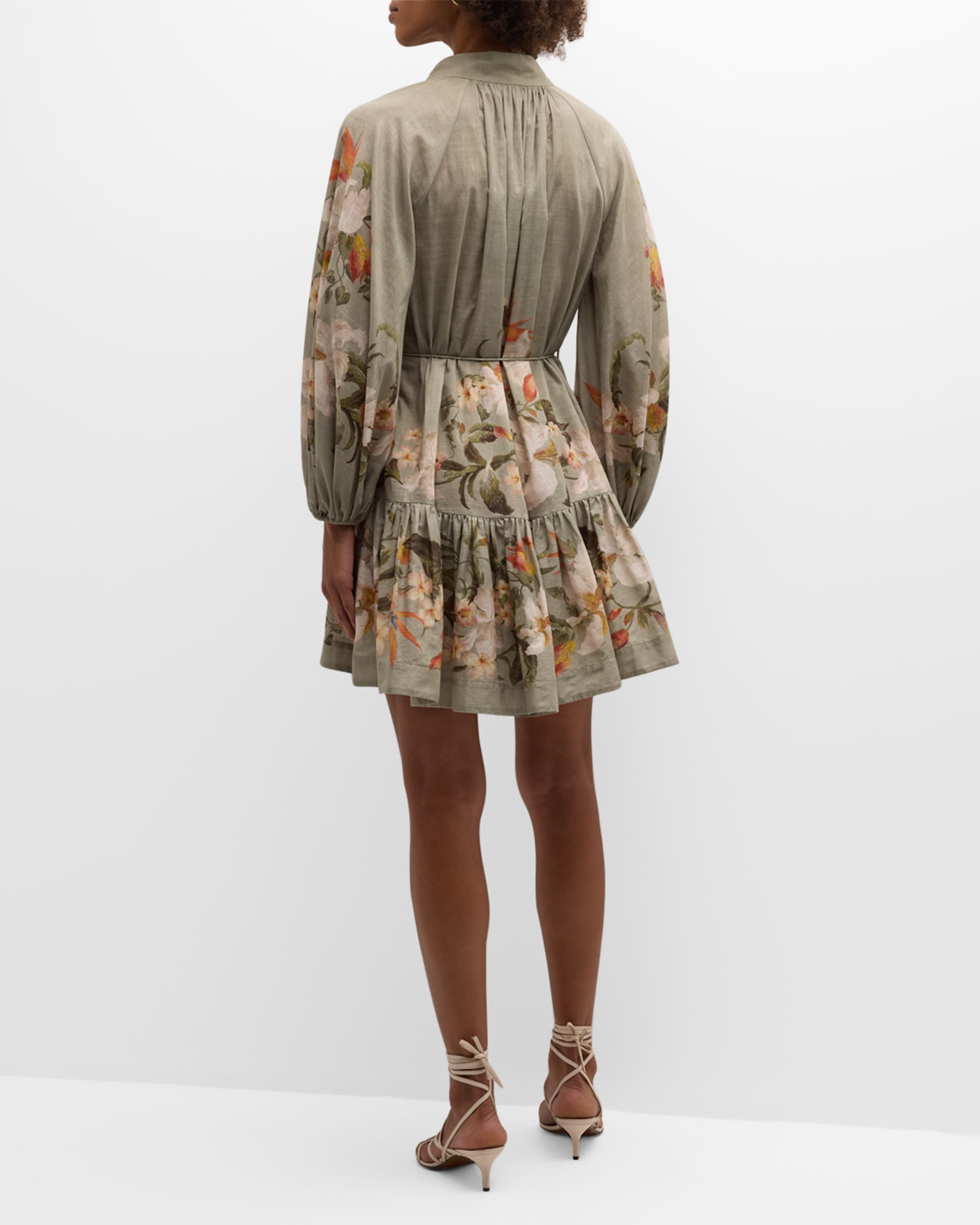 Lexi Floral Billow Mini Dress - 4
