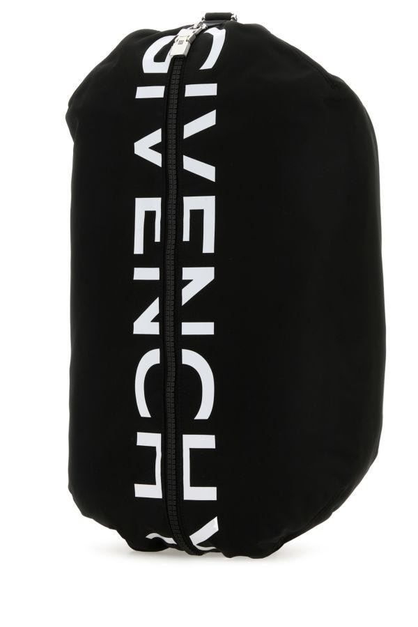 Black fabric G-Zip backpack - 3