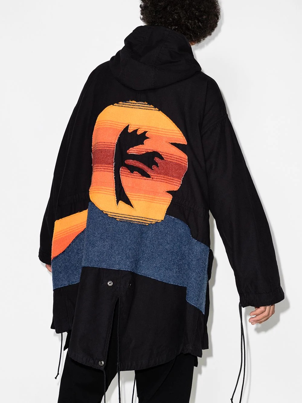 Sunset patchwork parka - 3