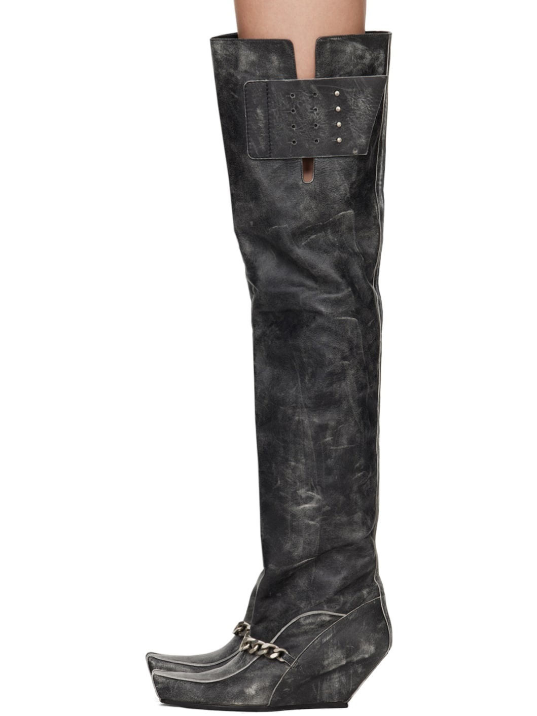Black Precious High Boots - 3