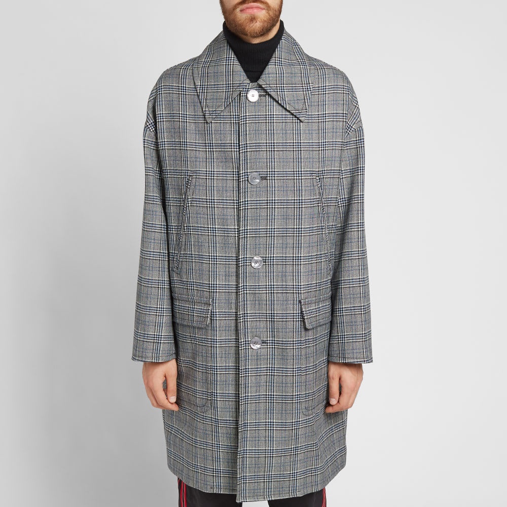 Givenchy Prince of Wales Wool Coat - 6