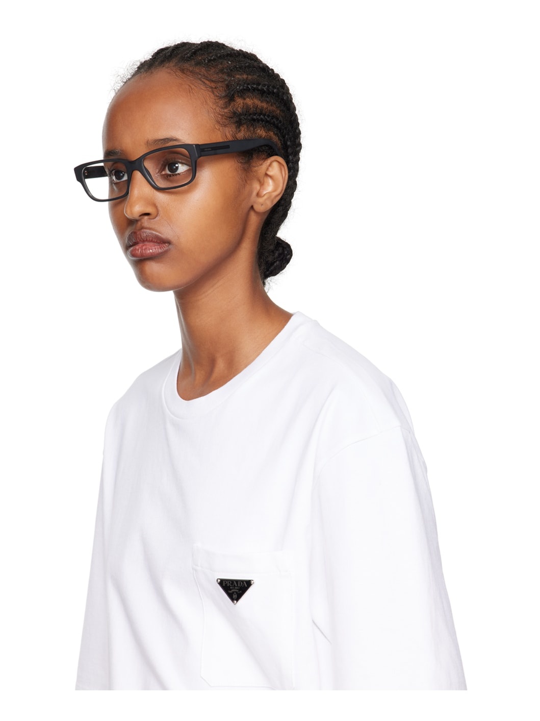 Black Rectangular Glasses - 6