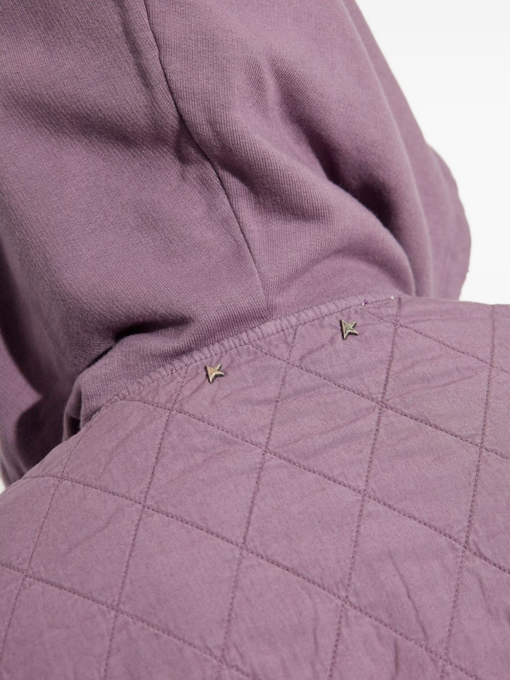 quilted-panel half-zip hoodie - 5
