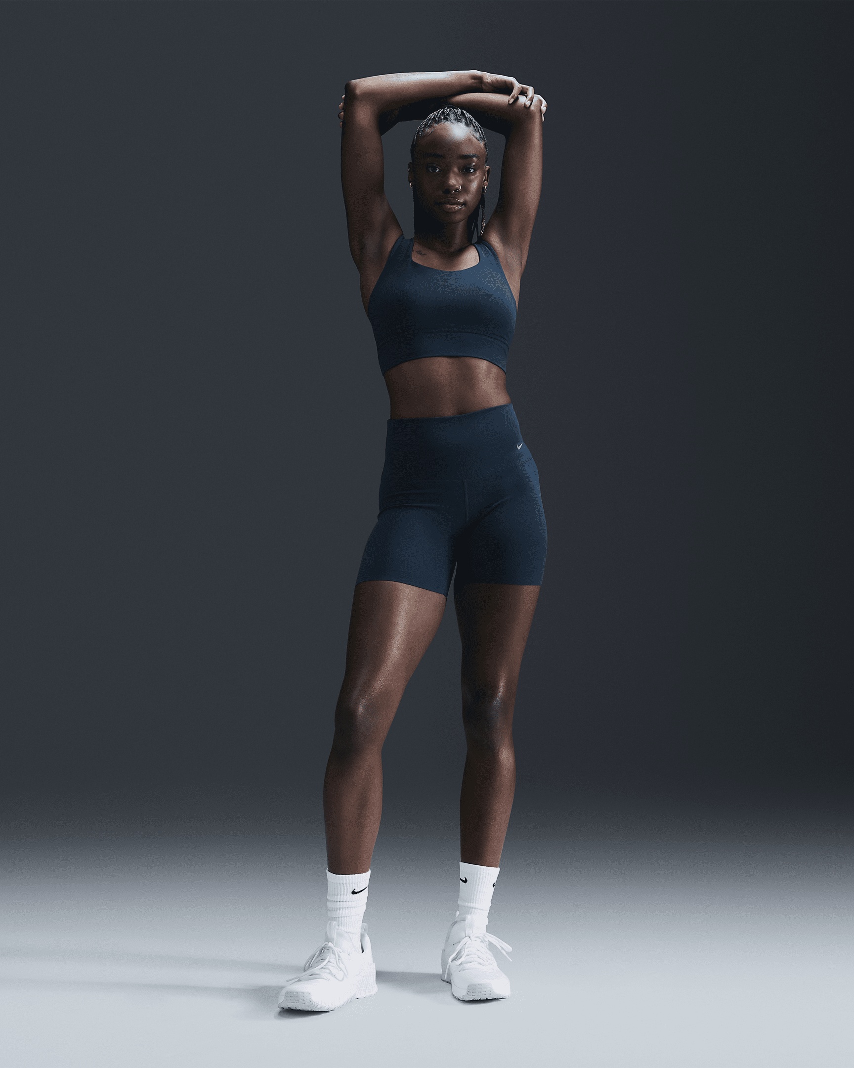 Nike Women's Zenvy Gentle-Support High-Waisted 5" Biker Shorts - 1