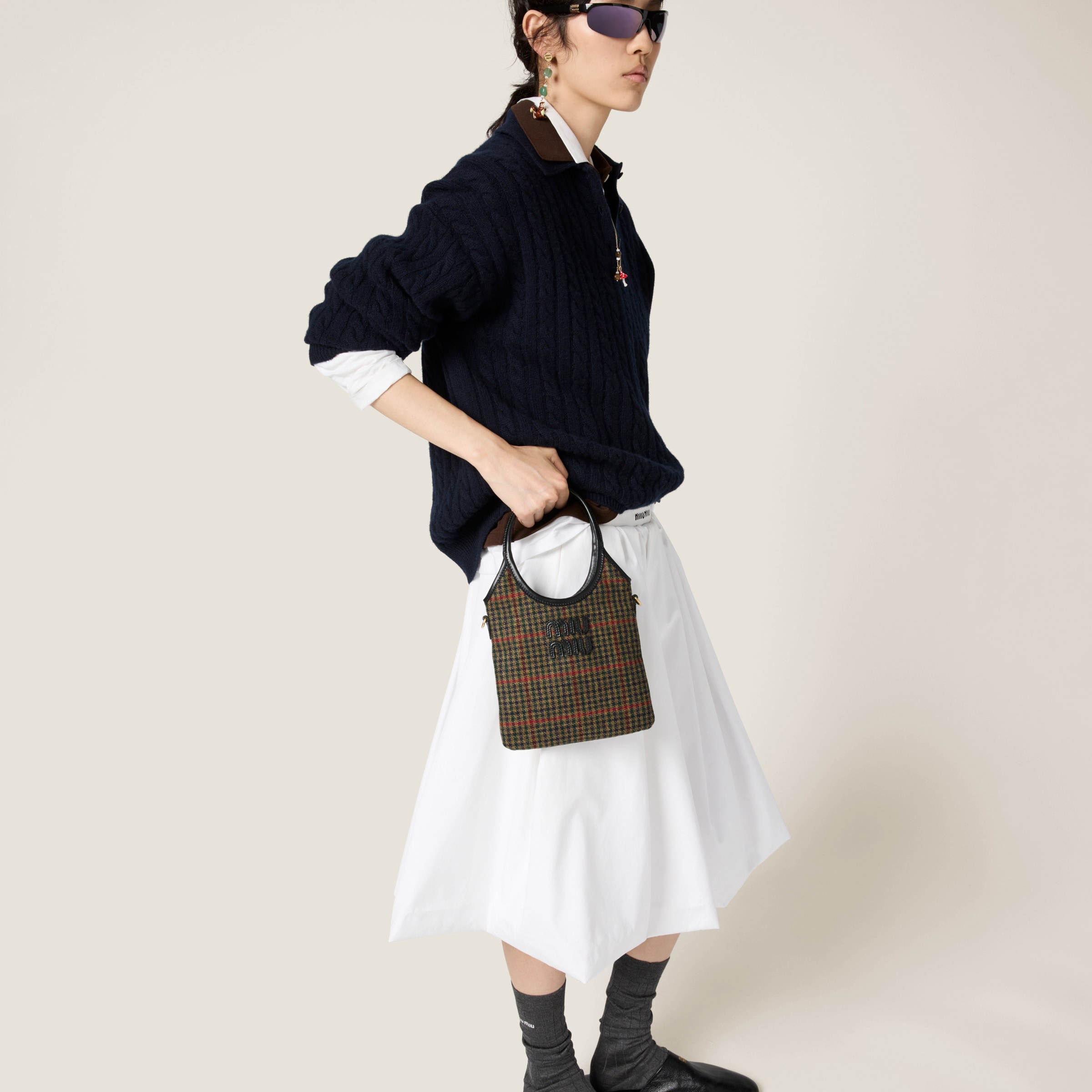 IVY tartan handbag - 8
