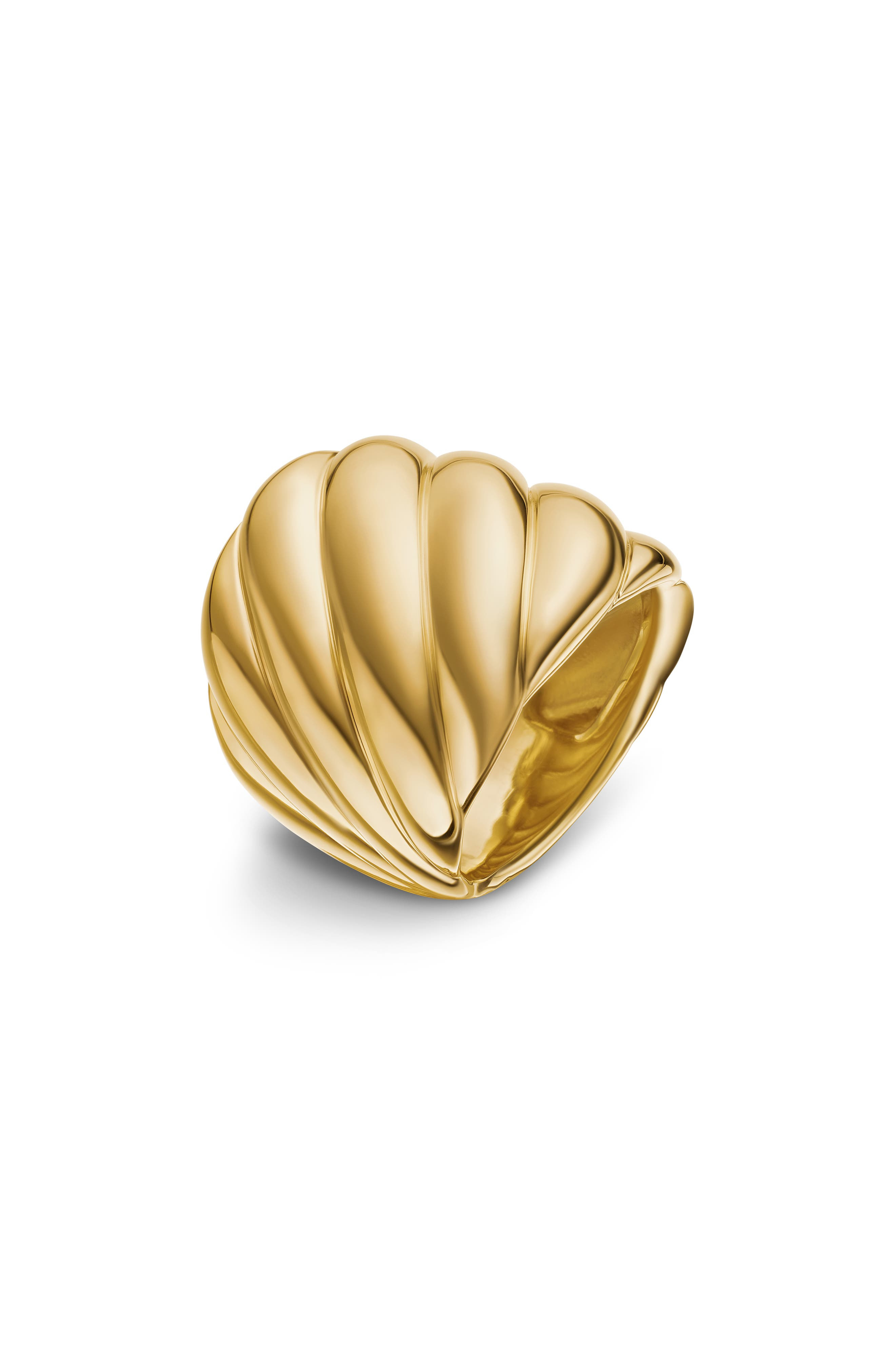 David Yurman Sculpted Cable Ring in 18K Yellow Gold at Nordstrom - 5