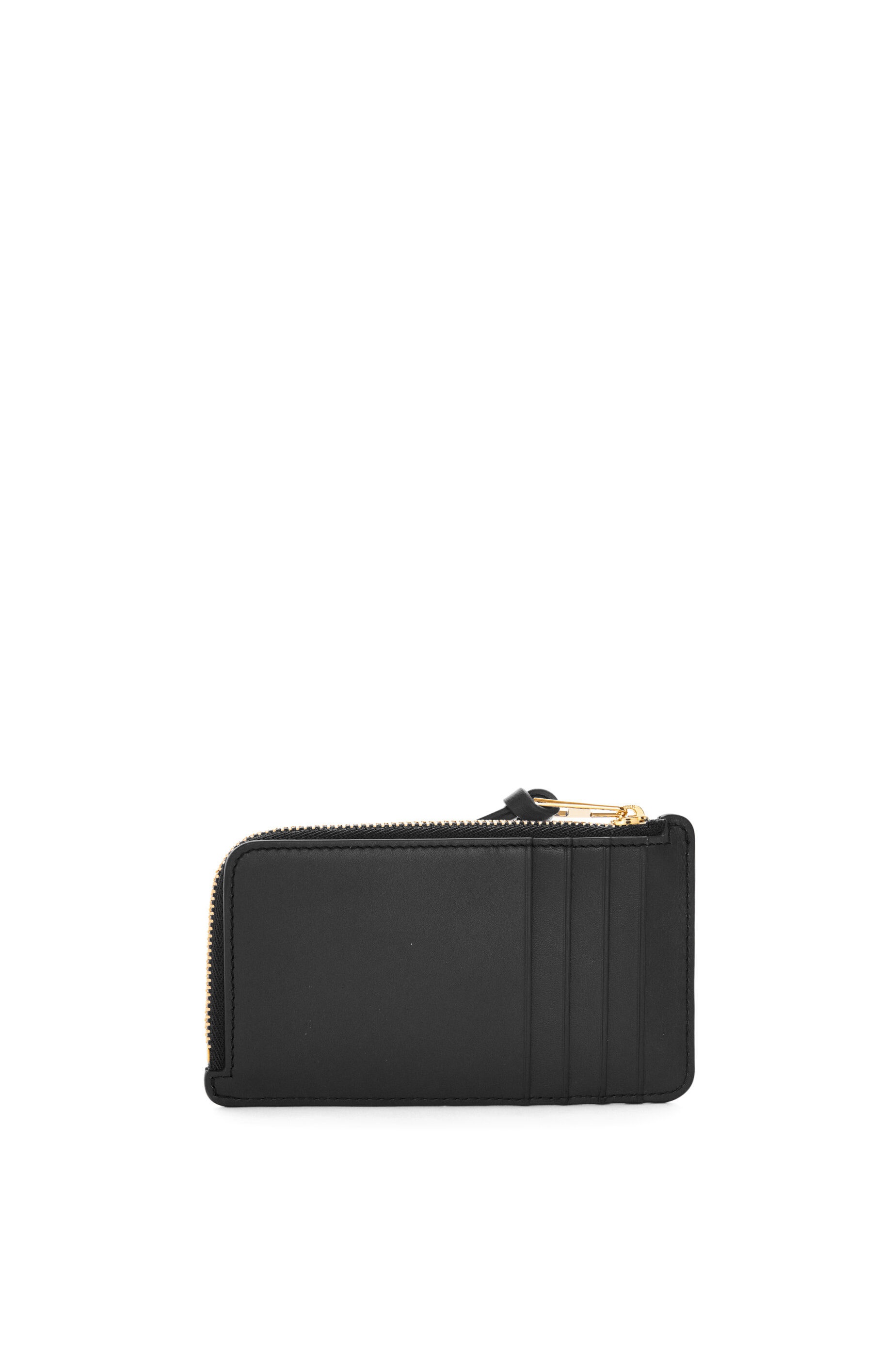 Embossed LOEWE coin cardholder in shiny nappa calfskin - 2