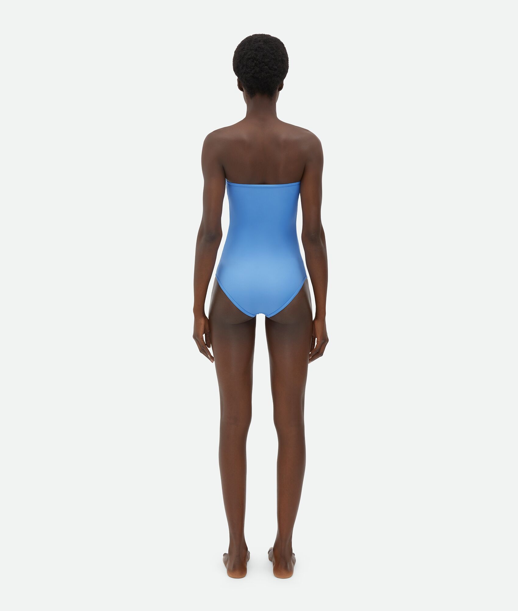 Stretch Nylon Swimsuit With Knot Ring - 3