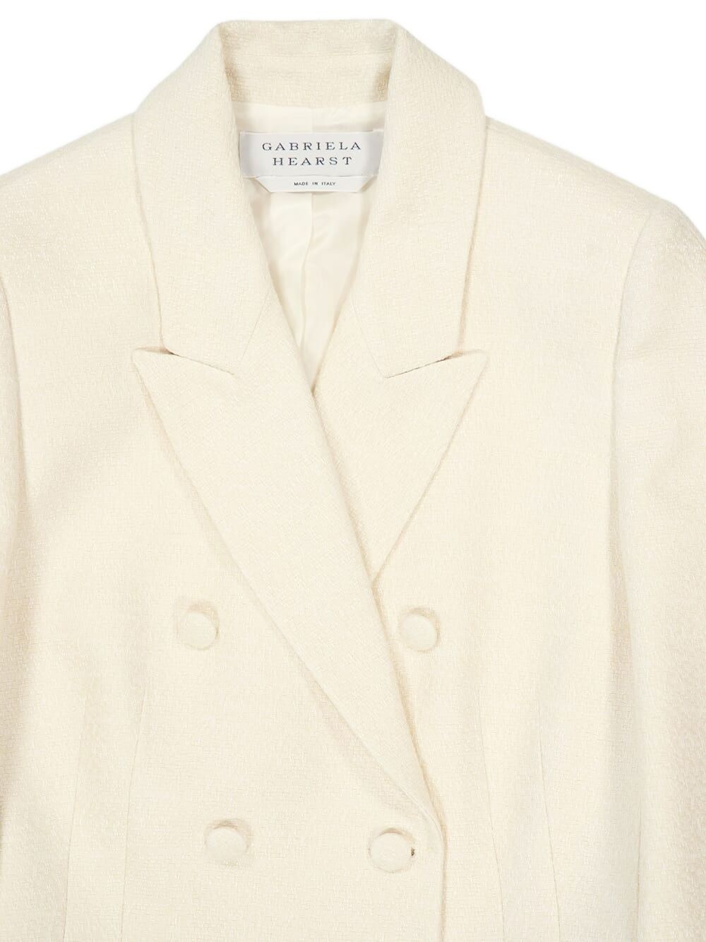 double-breasted silk blazer - 3
