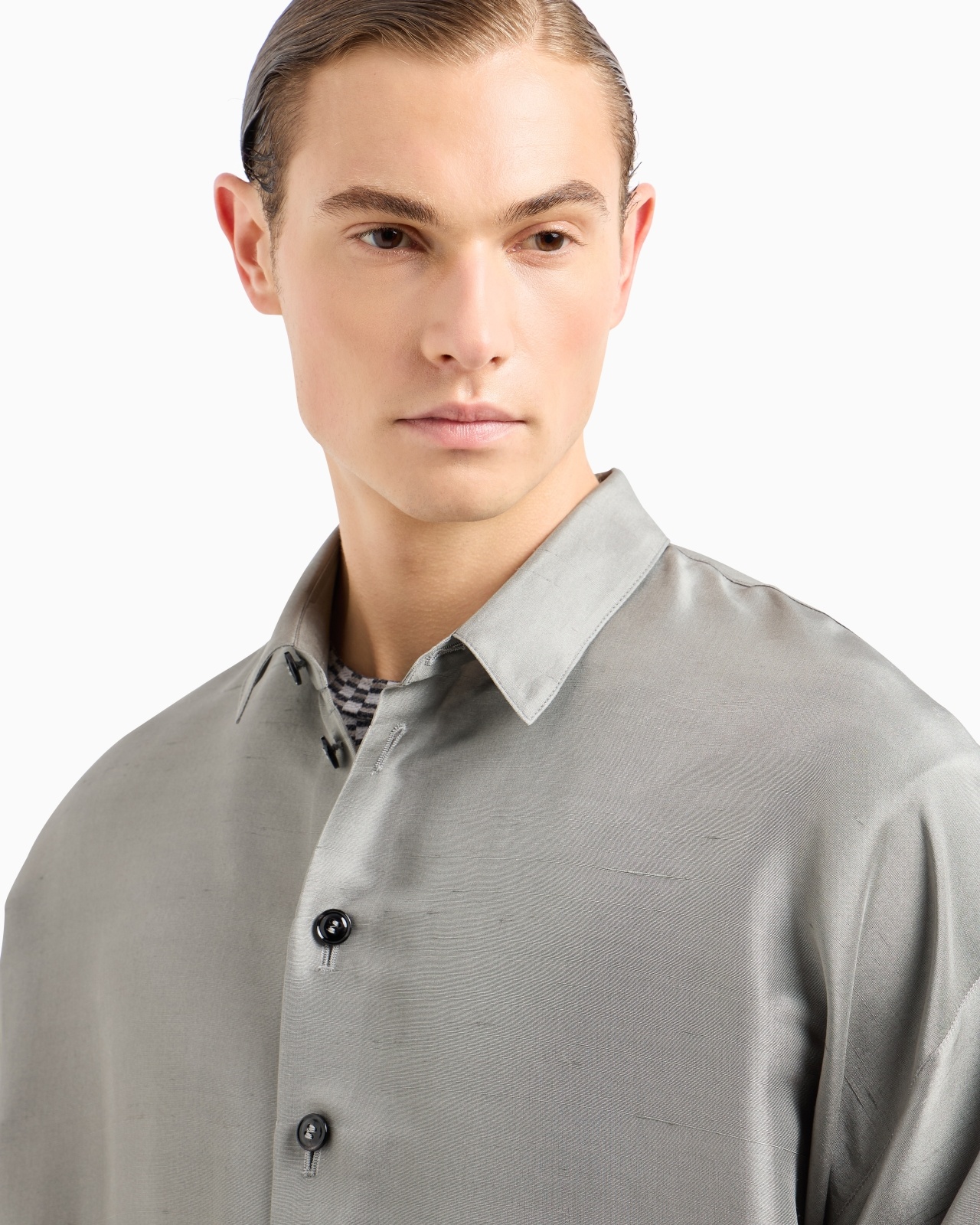SILK SHIRT JACKET - 5