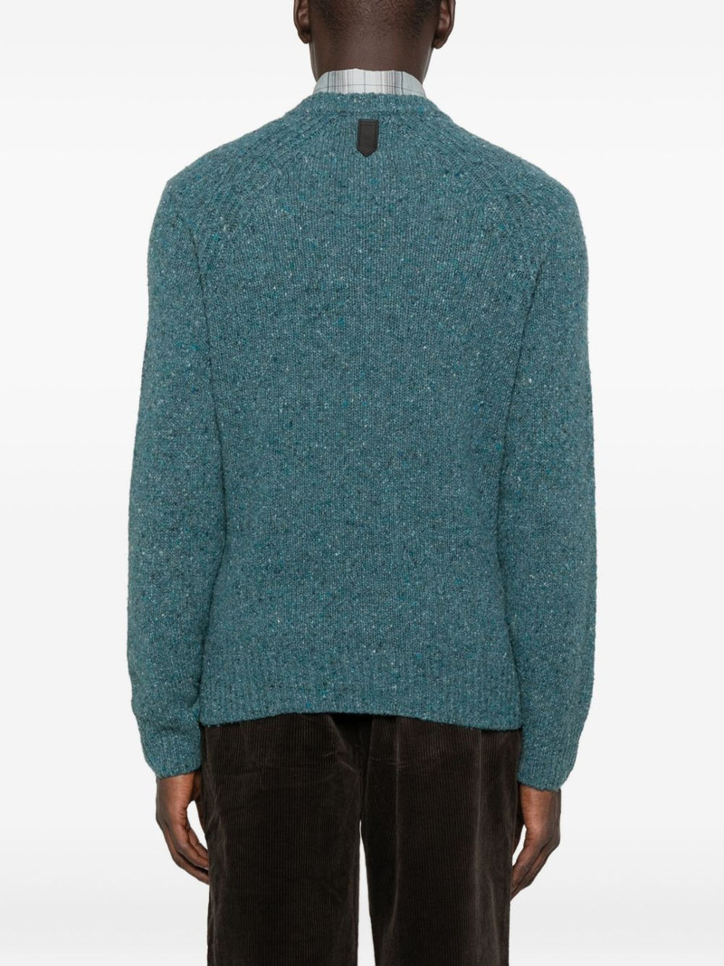 speckled crew-neck sweater 4