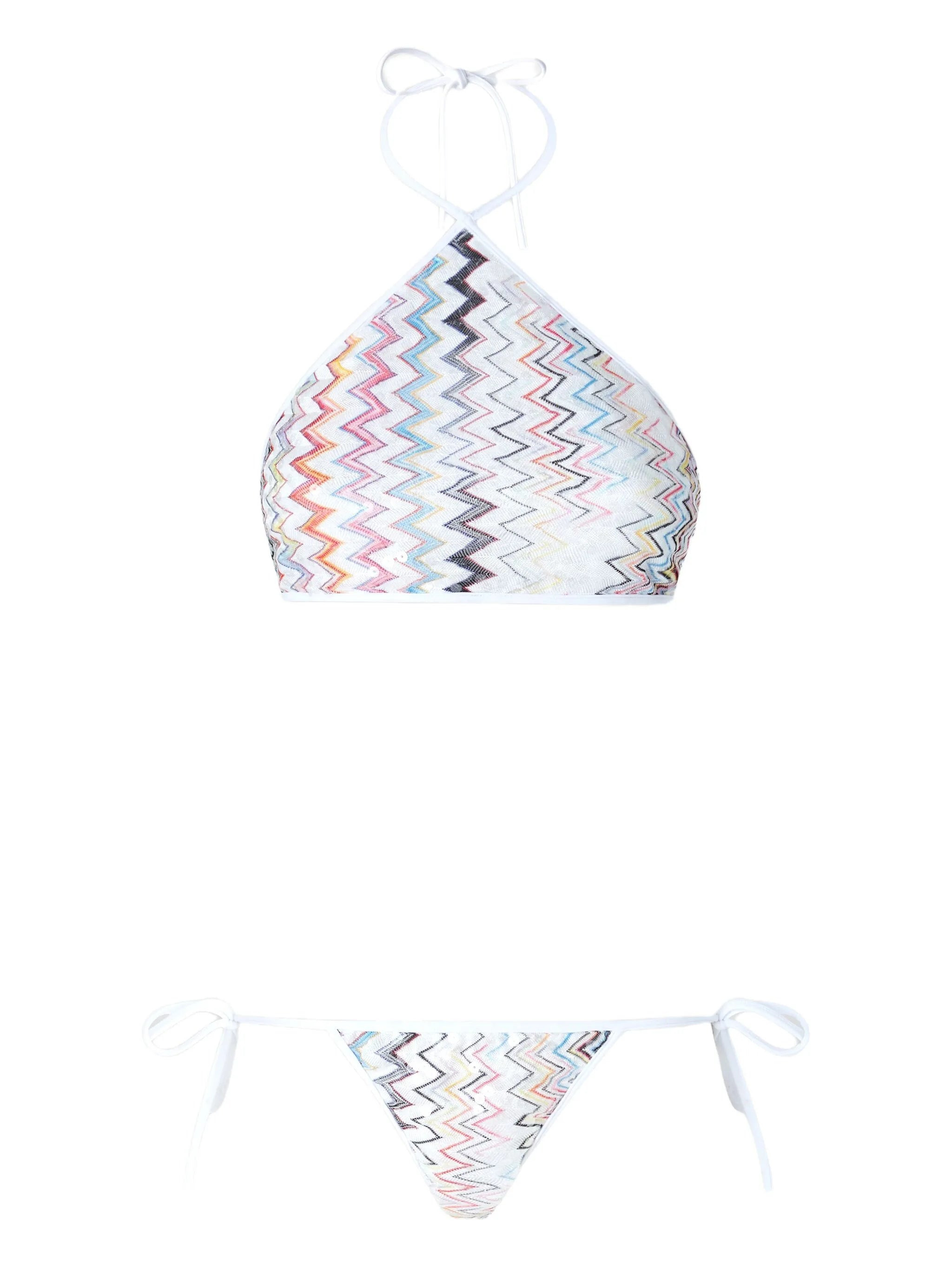 zigzag-pattern bikini - 1