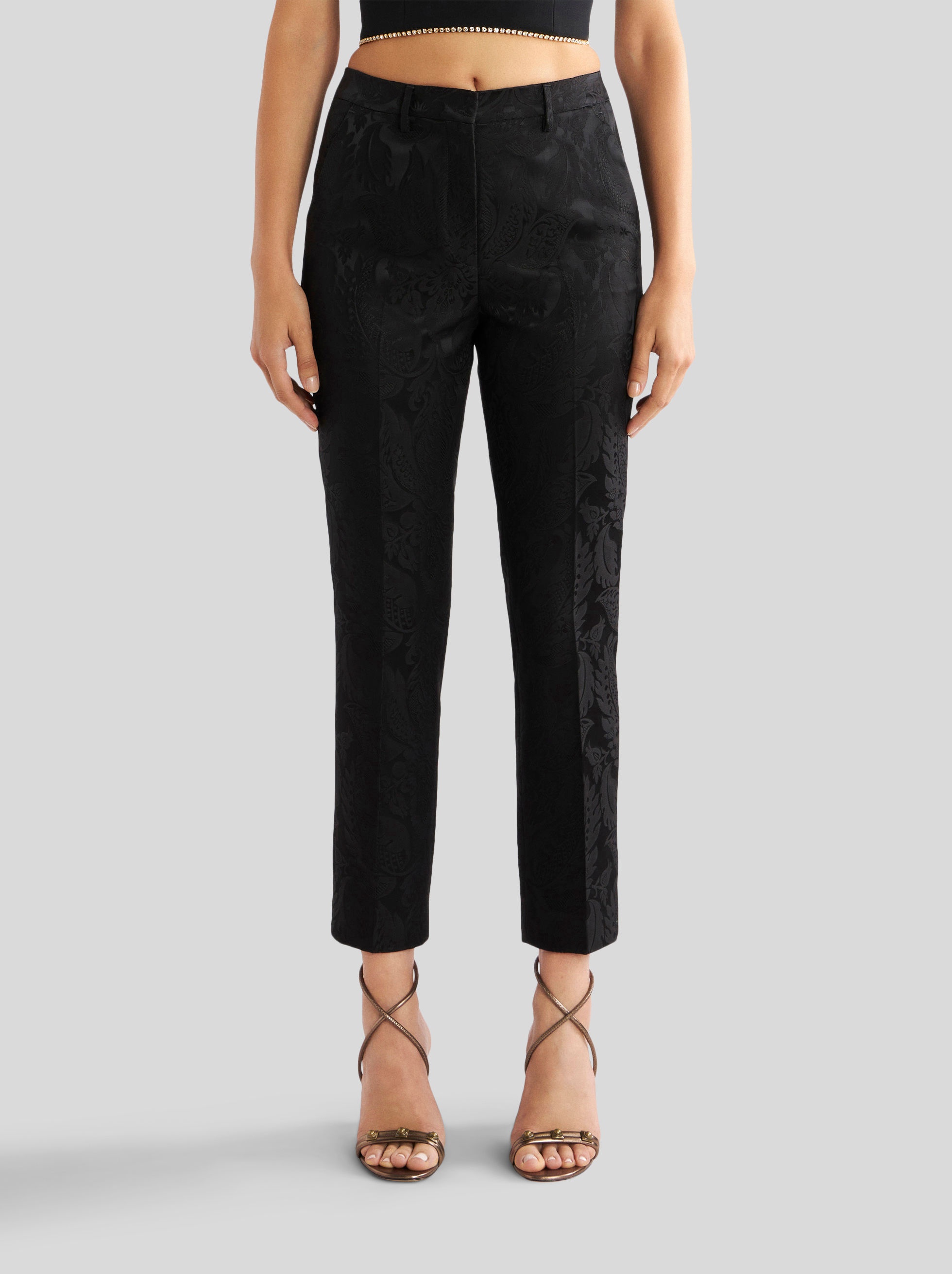 TAILORED JACQUARD TROUSERS - 2