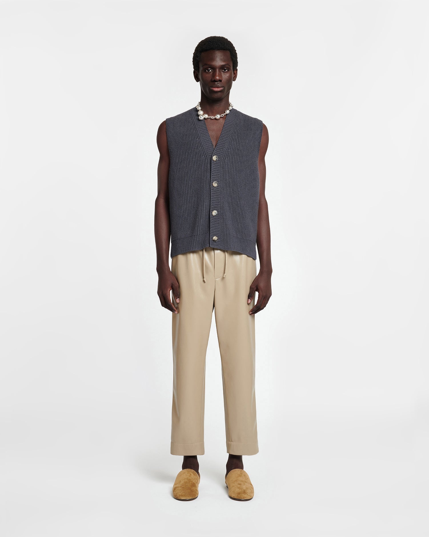 Okobor™ Alt-Leather Relaxed Pants - 3