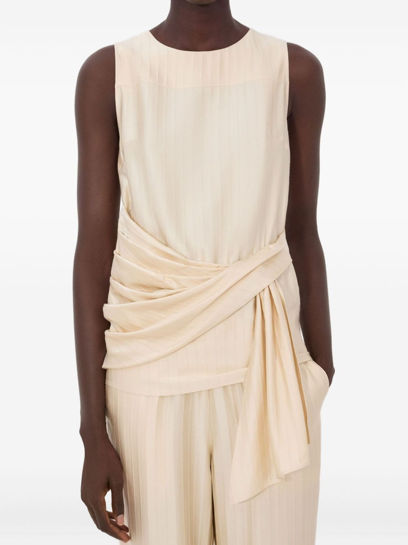 fonda striped draped top 5