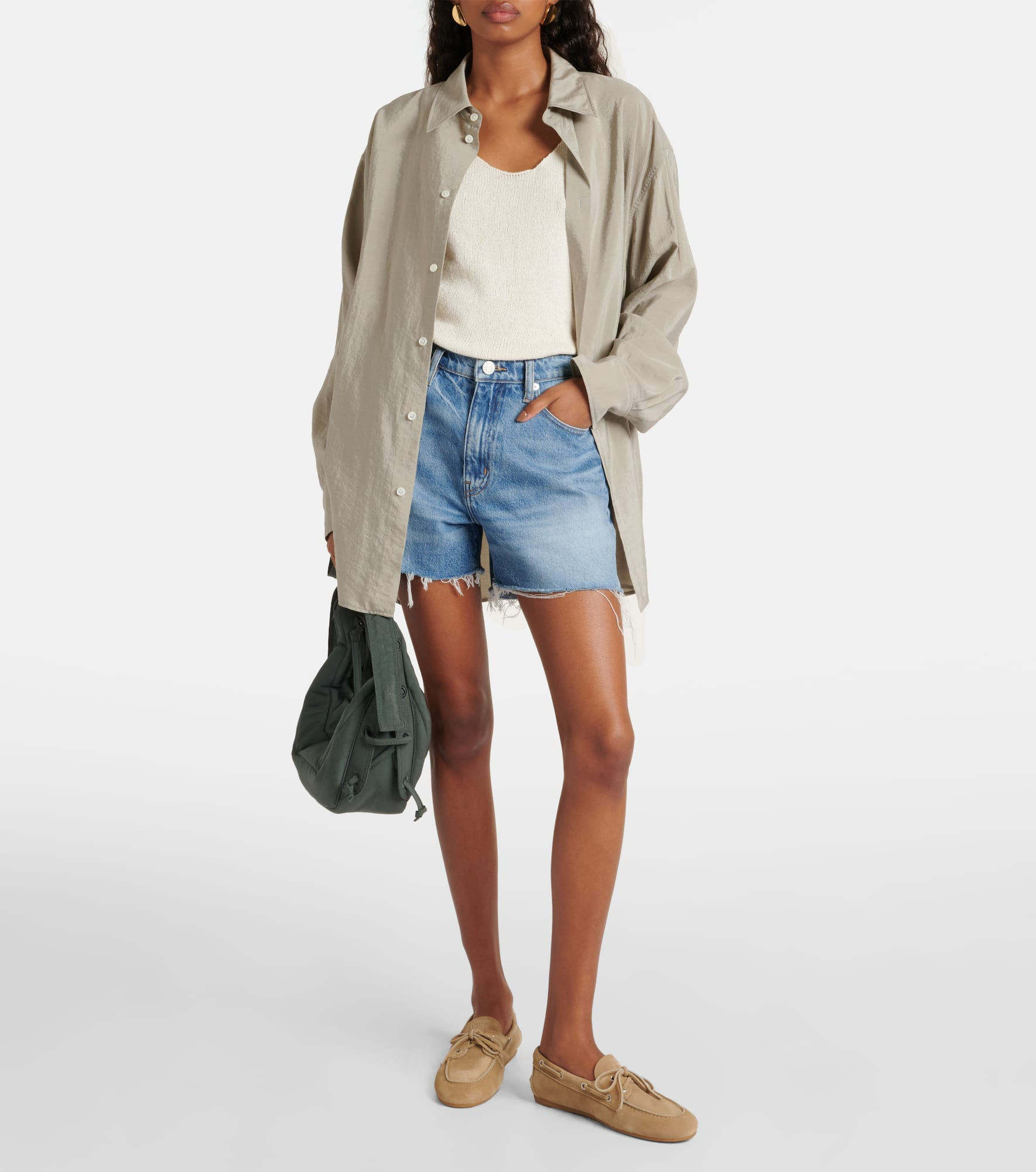 Vintage denim shorts - 2