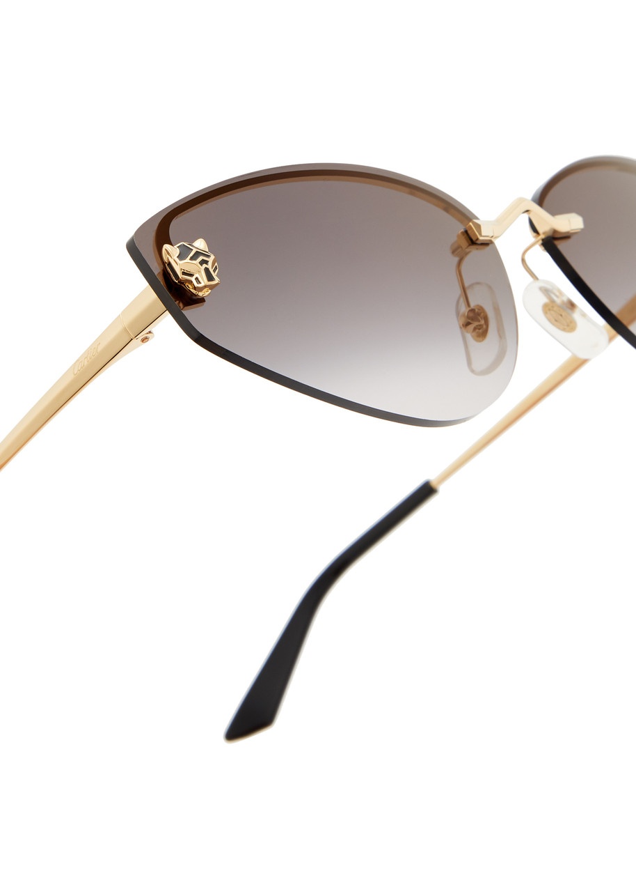 Cartier Panthère De Cartier Cat-eye Sunglasses - 3