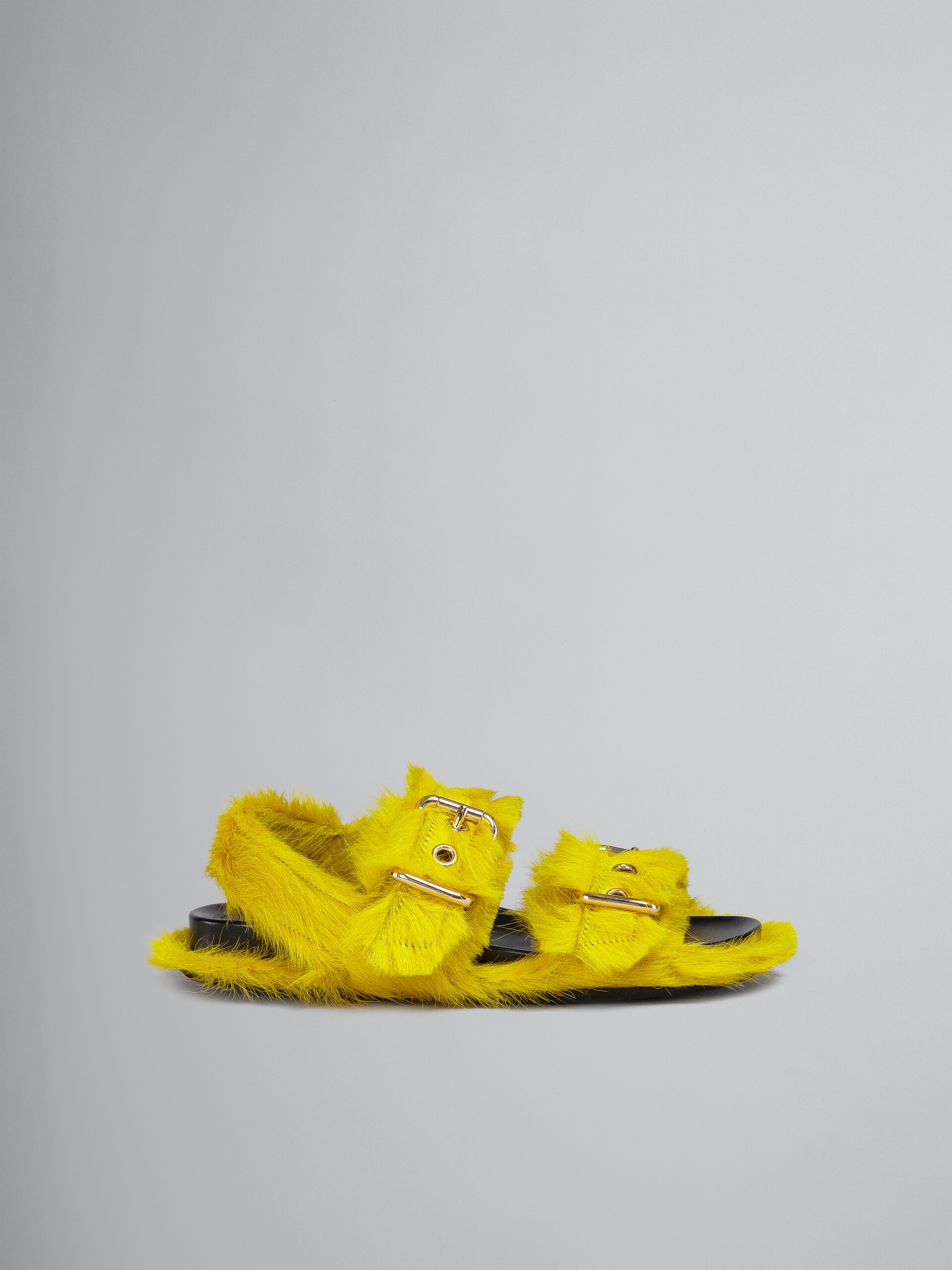 YELLOW FUSSBETT IN LONG CALF HAIR - 1