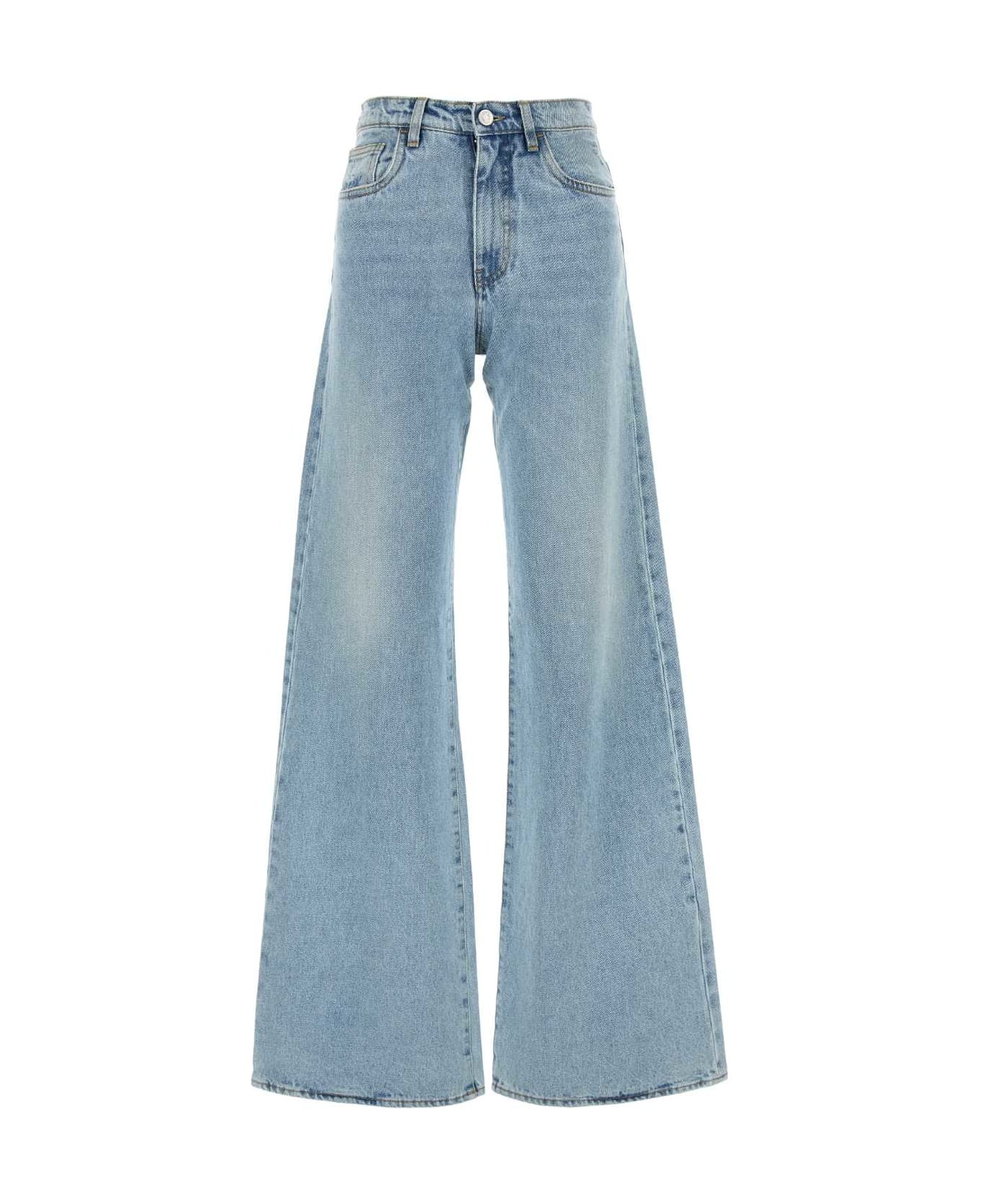 Denim Wide-leg Jeans - 1