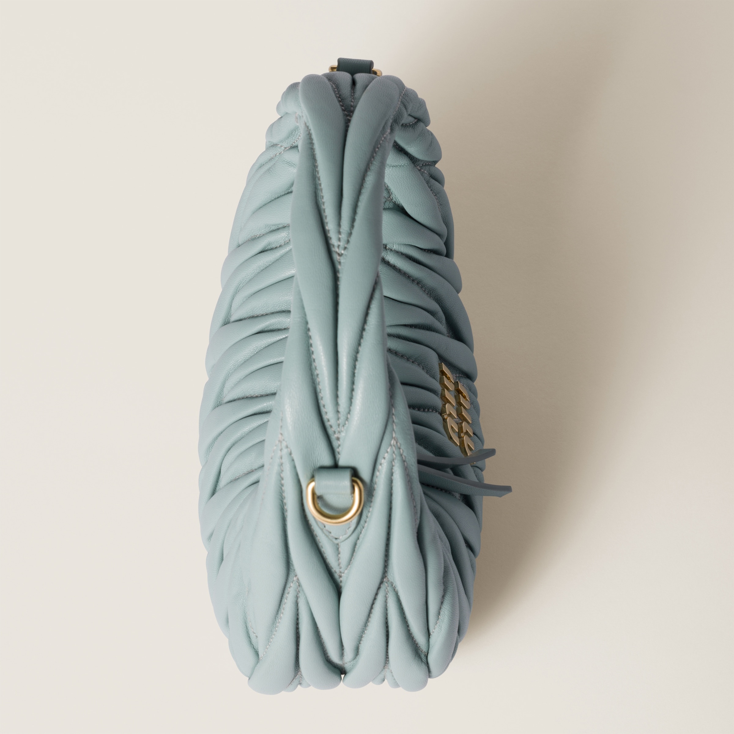 Wander matelassé nappa leather hobo mini-bag - 7