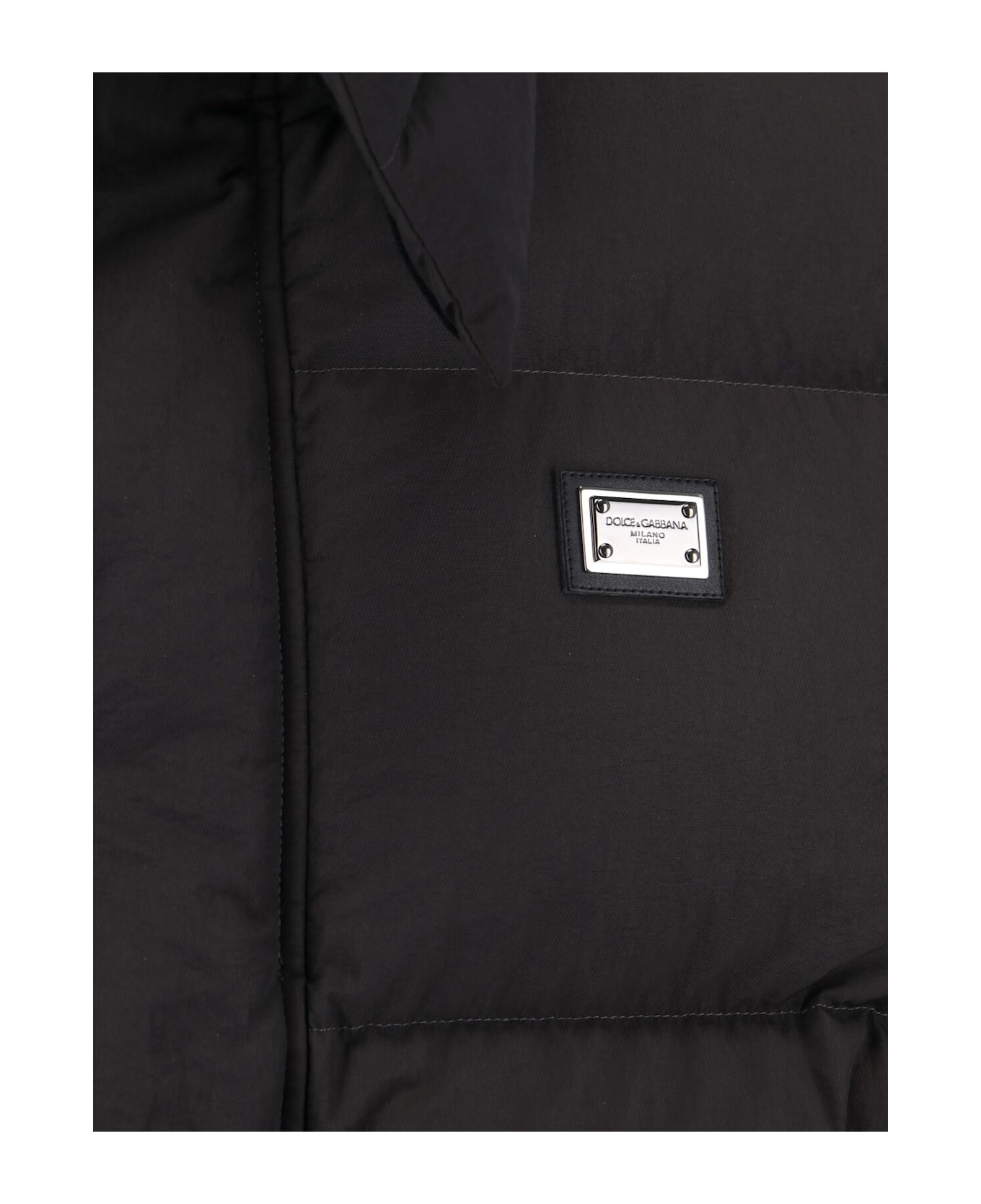 Grey Polyamide Down Jacket - 4