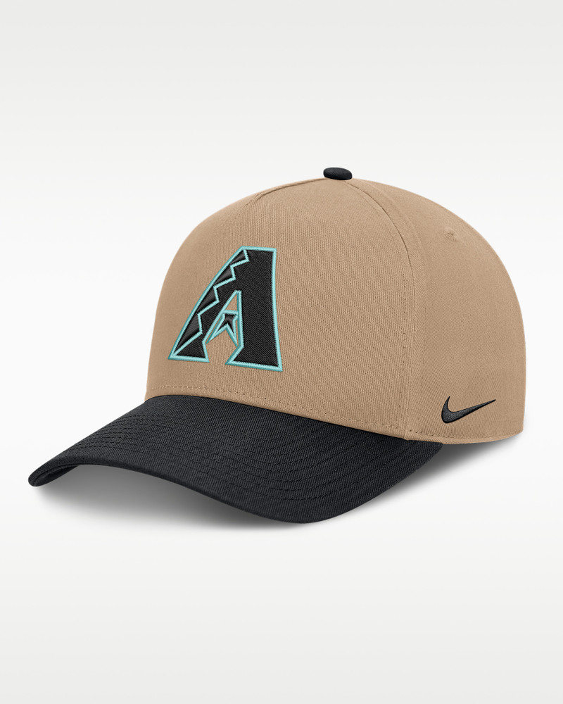 Arizona Diamondbacks Rise Men's Nike MLB A-Frame Trucker Adjustable Hat 1