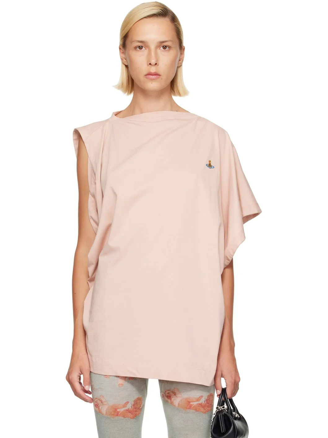 Pink Oversized Hebo T-shirt - 1