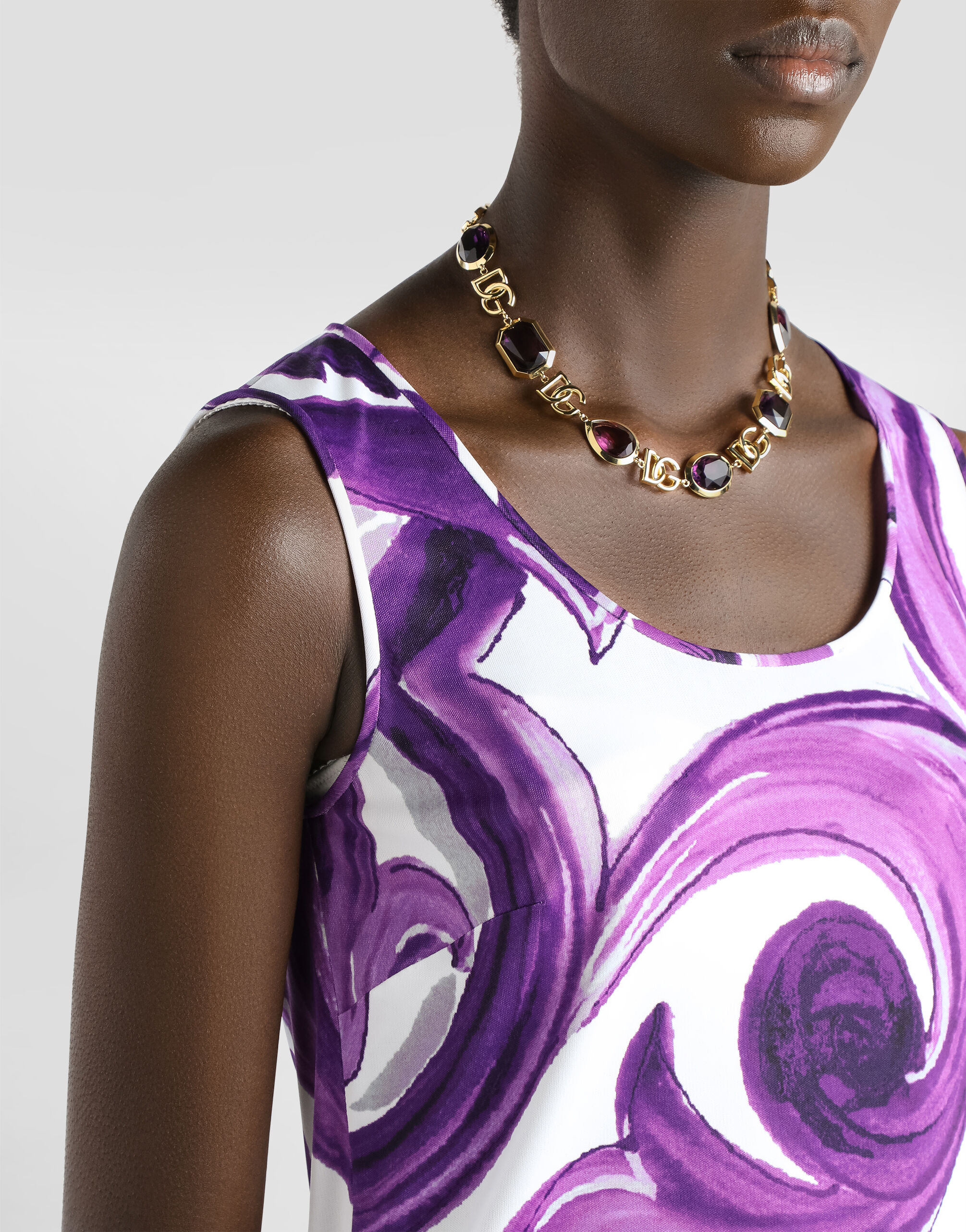Majolica-print top - 4